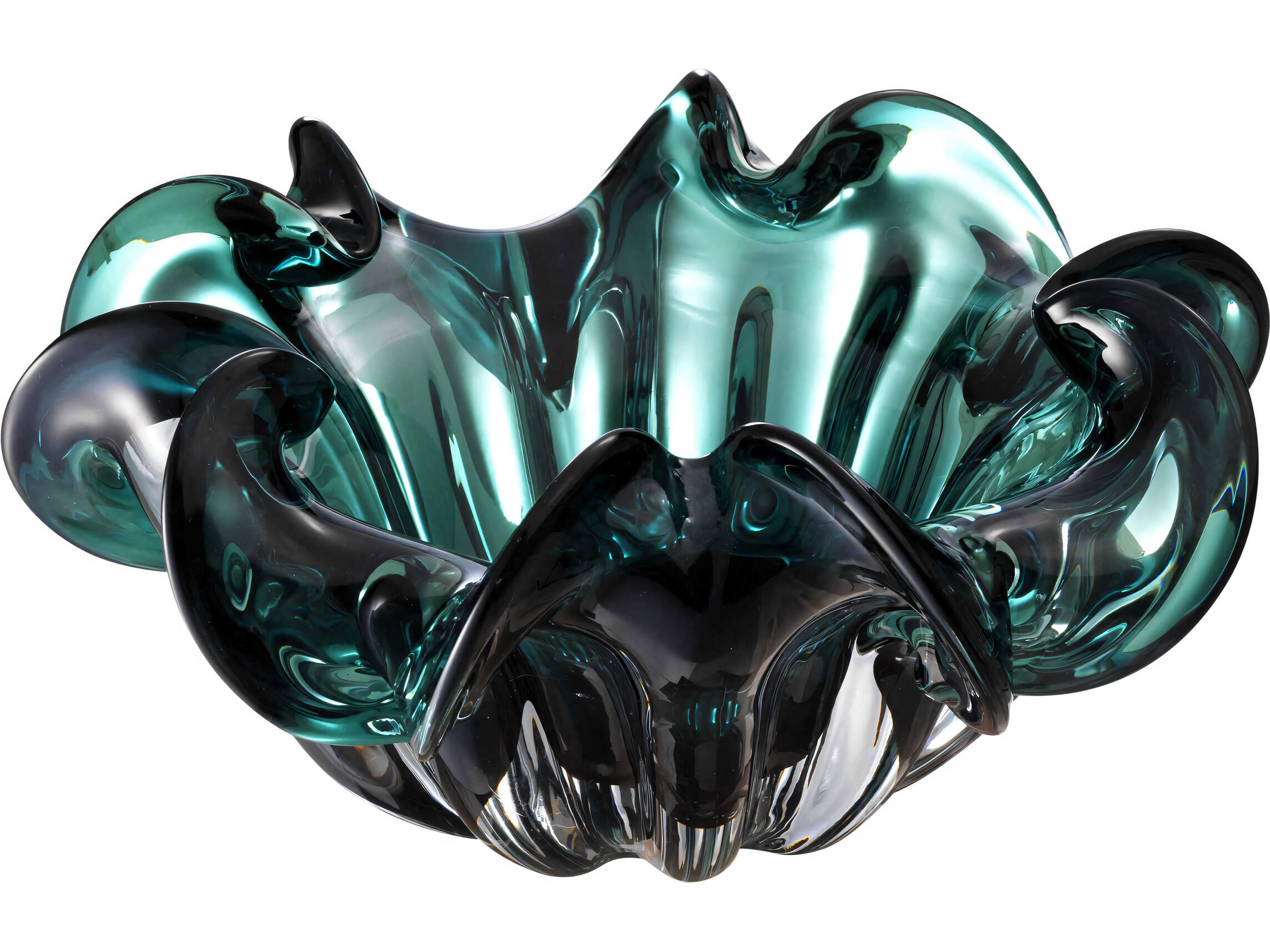 Eichholtz Triada Green Glass Bowl