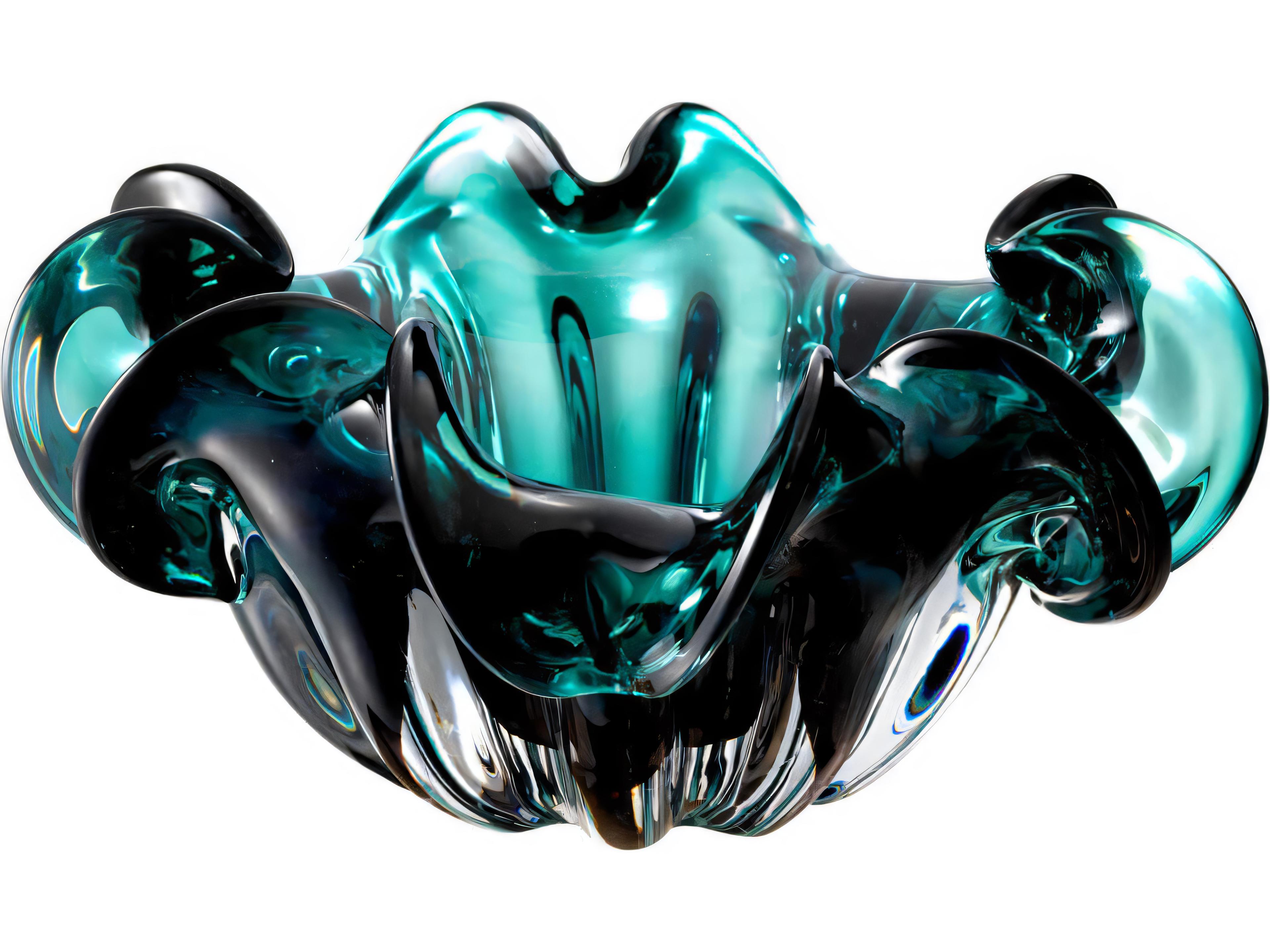 Eichholtz Triada Green Glass Bowl