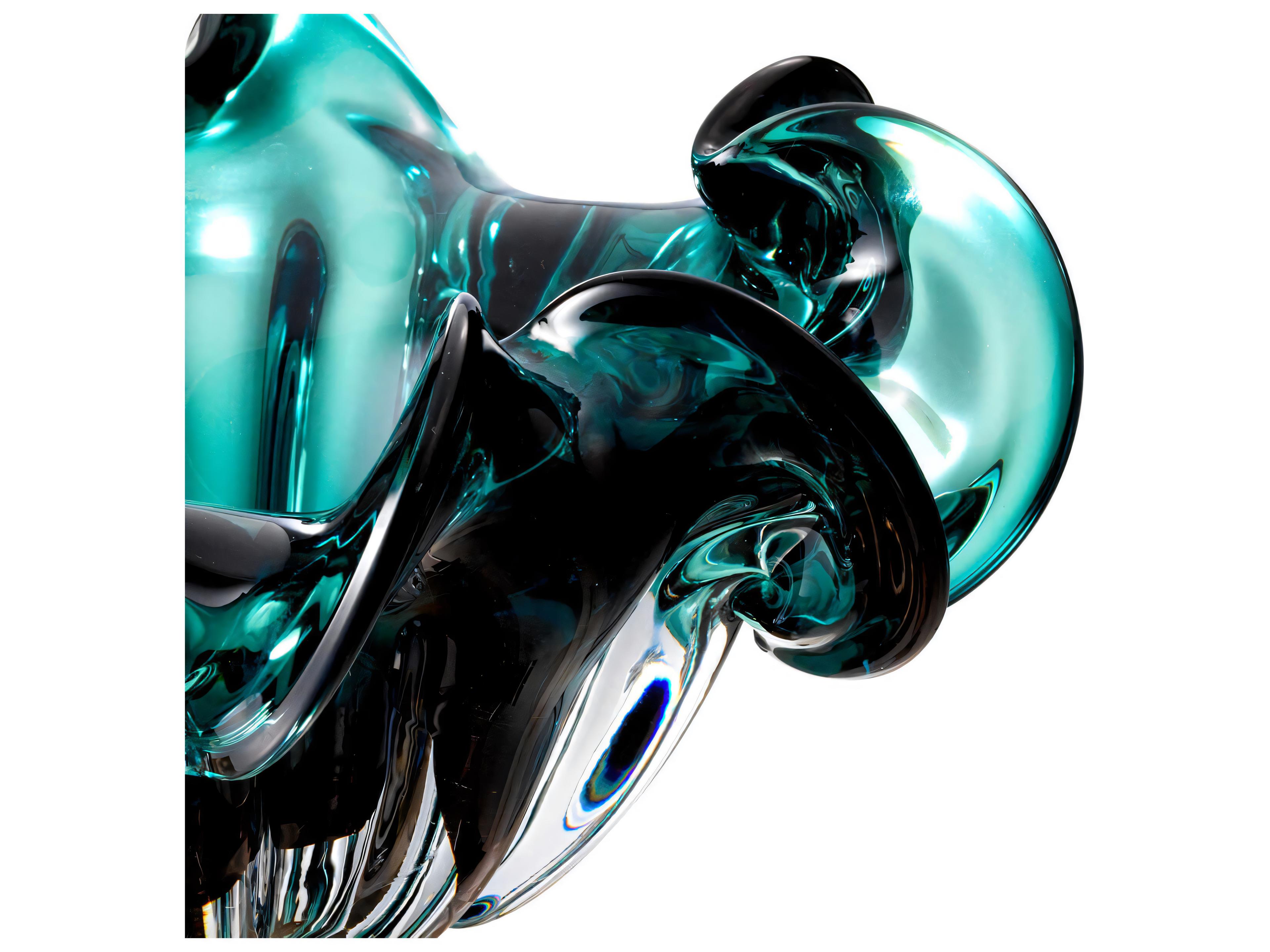 Eichholtz Triada Green Glass Bowl