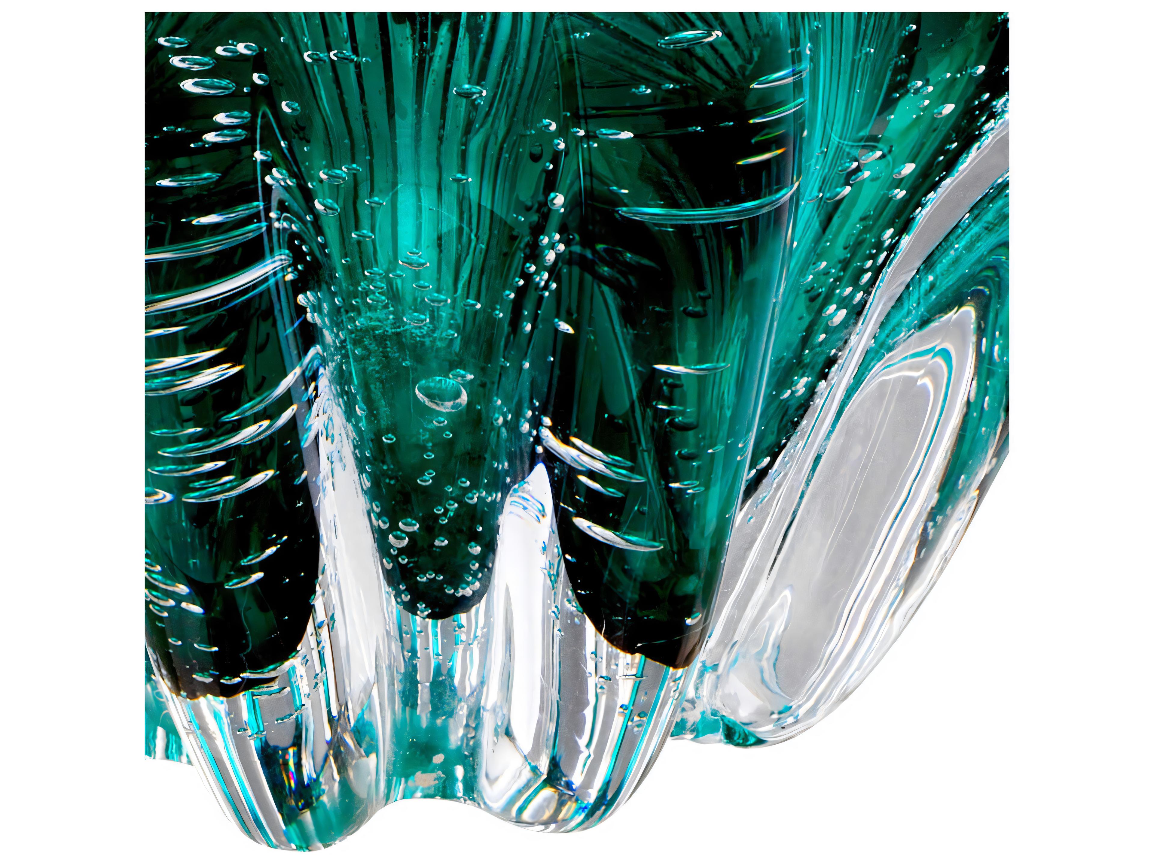 Eichholtz Ducale Turquoise Glass Bowl