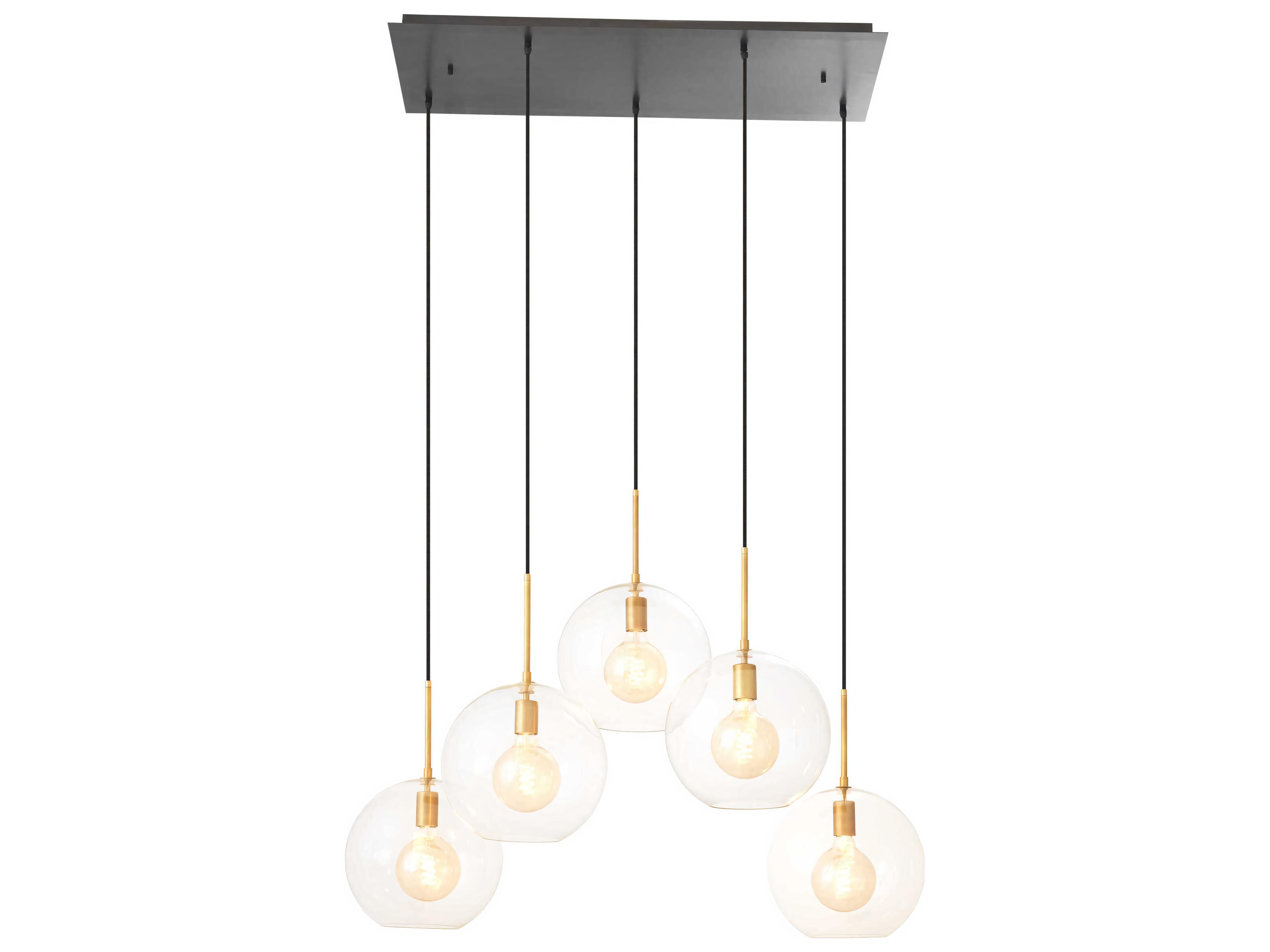 Eichholtz Tango Light Antique Brass Chandelier