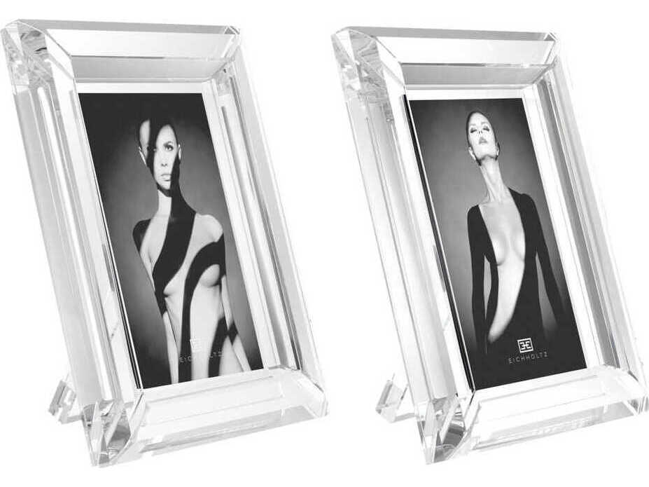 Eichholtz Theory S Crystal Glass Set of 2 Picture Frame