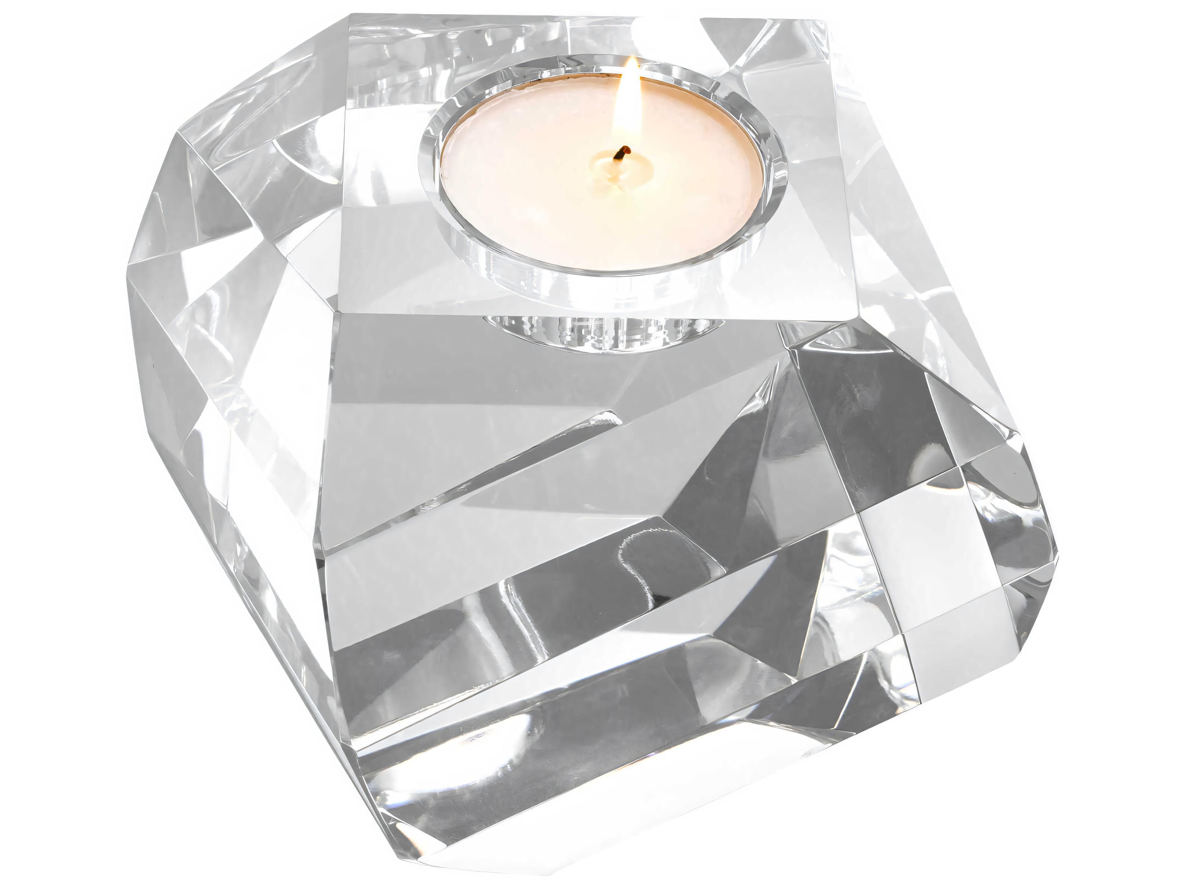 Eichholtz Lucidity Crystal Glass Tealight Holder