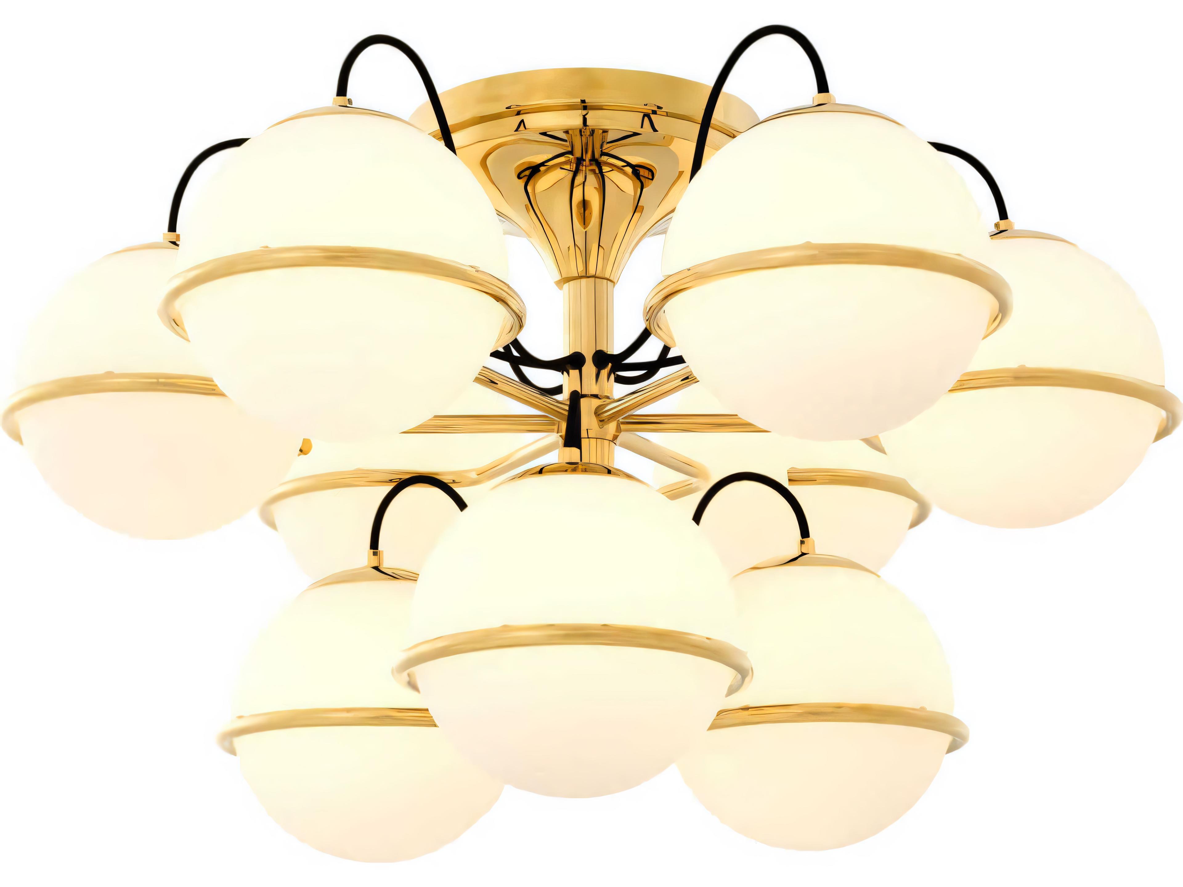 Eichholtz Nerano Gold Ceiling Lamp