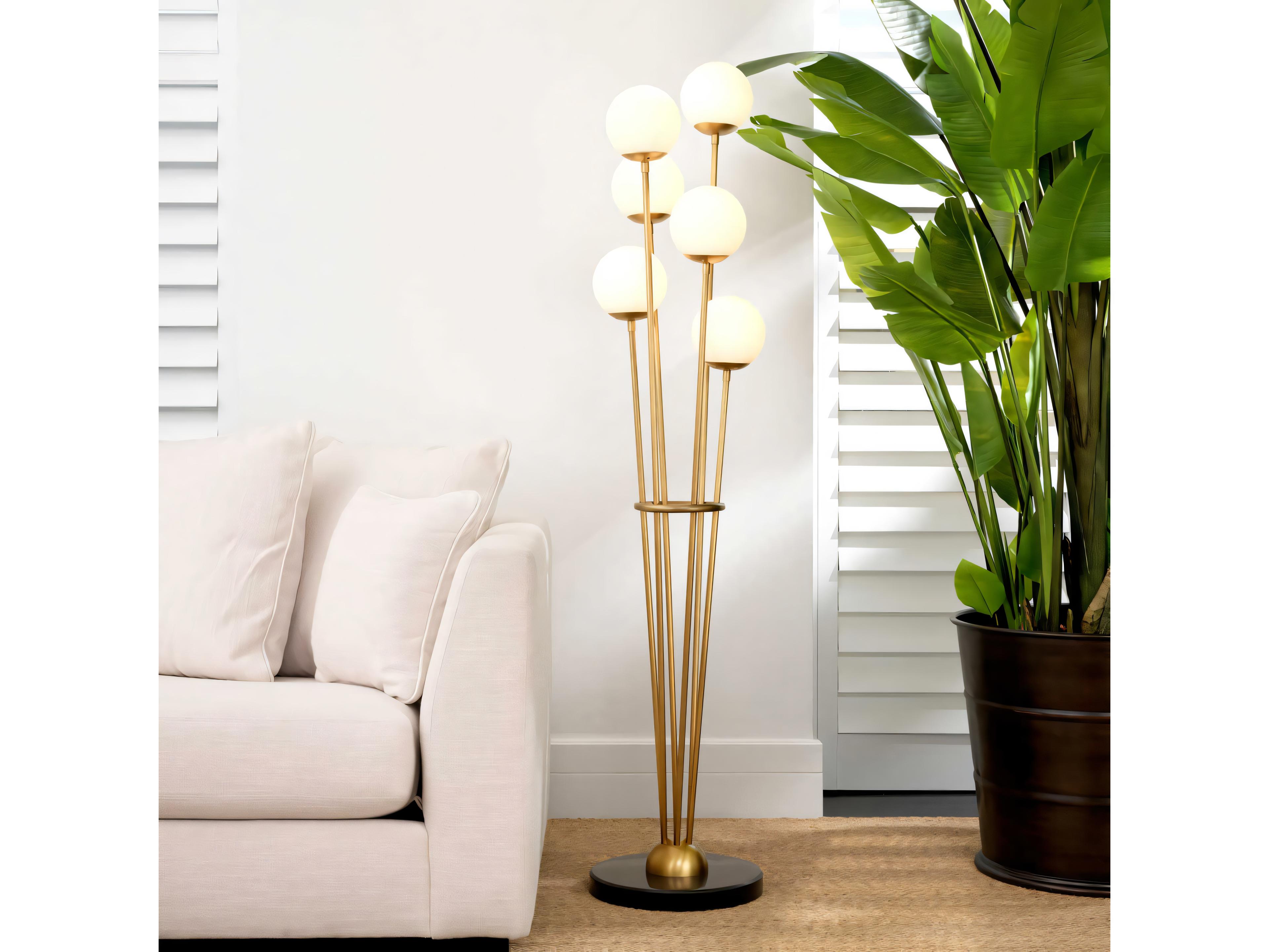 Eichholtz Tortora Antique Brass Floor Lamp