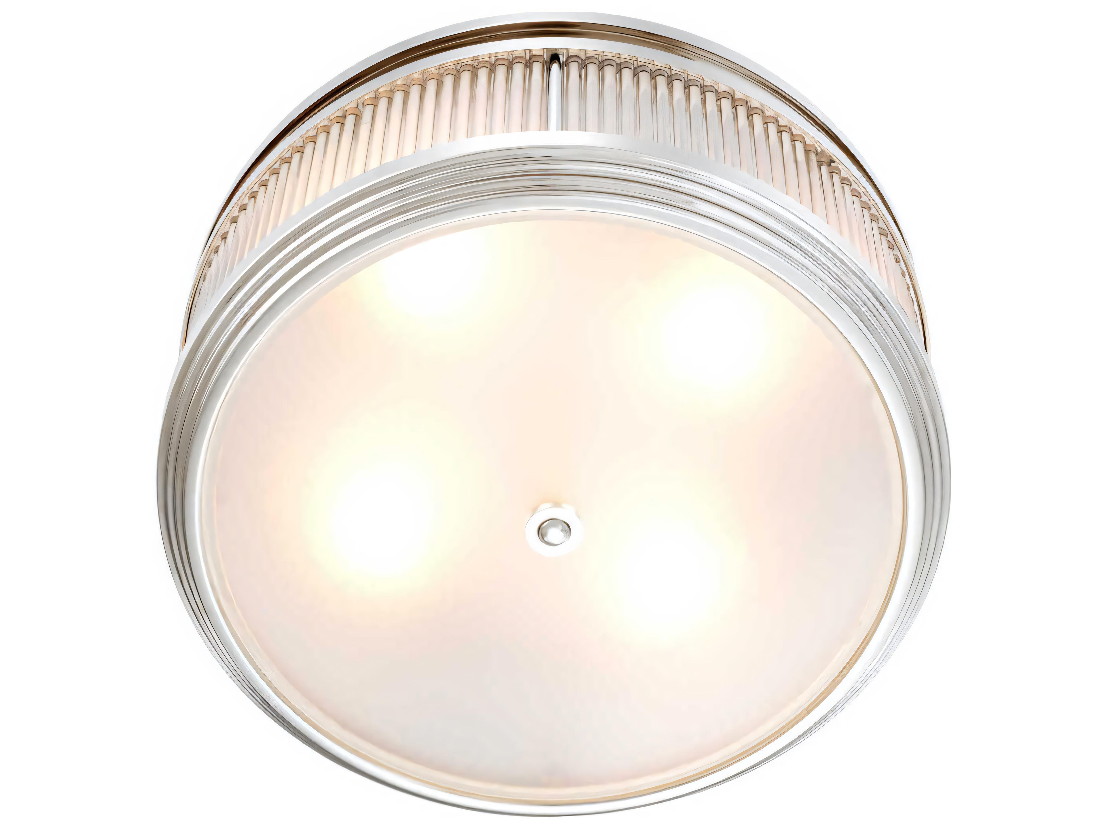 Eichholtz Rousseau Nickel Ceiling Lamp
