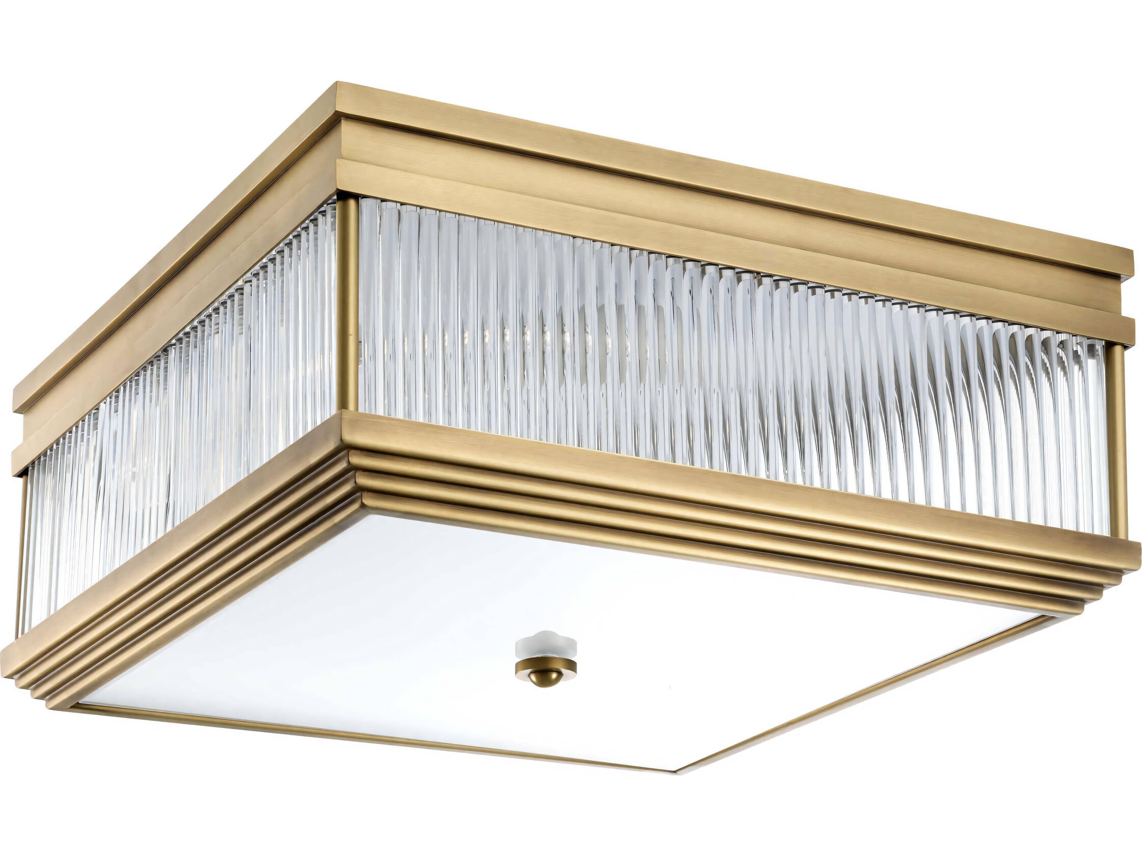 Eichholtz Marly Antique Brass Ceiling Lamp