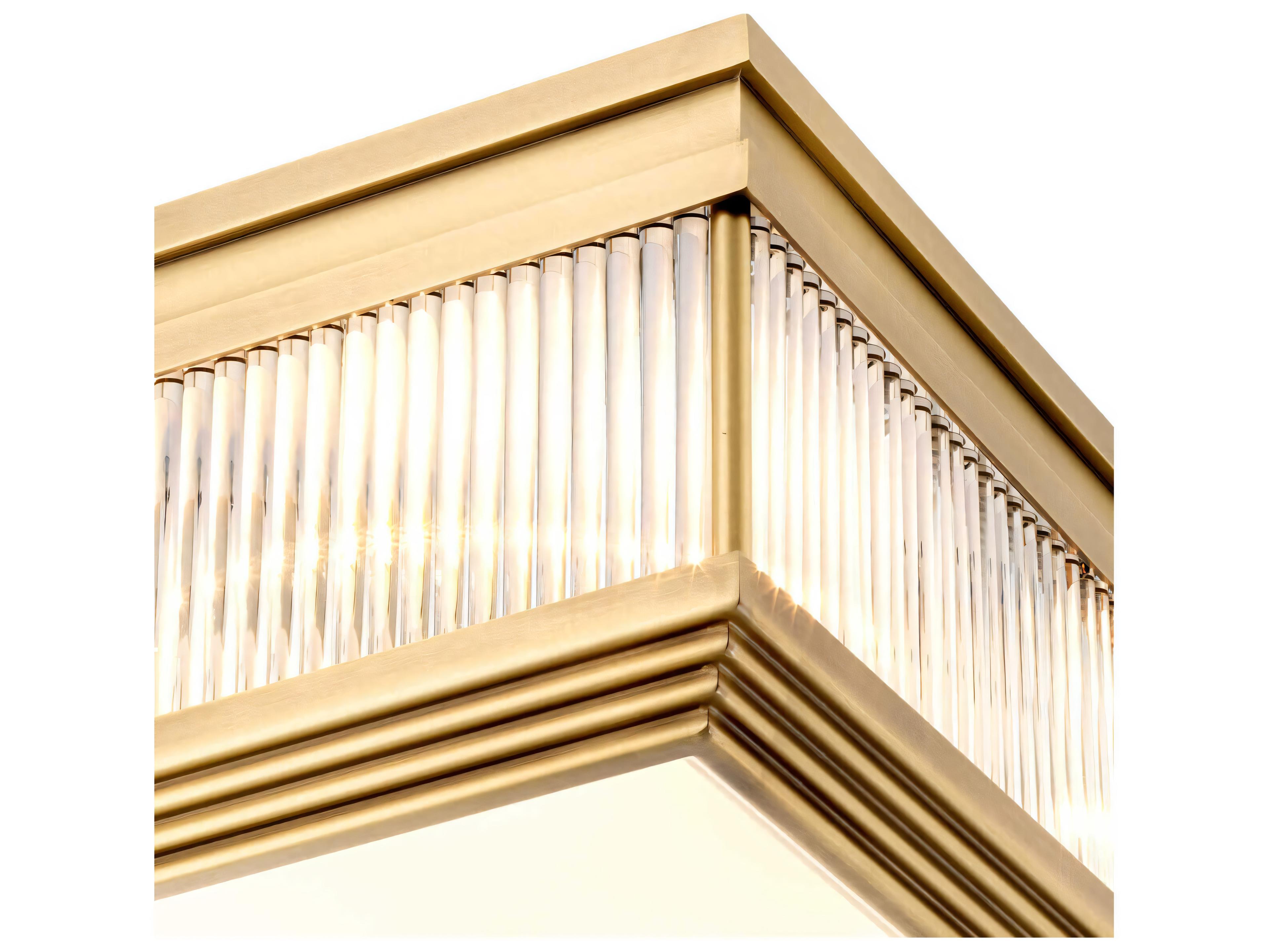 Eichholtz Marly Antique Brass Ceiling Lamp