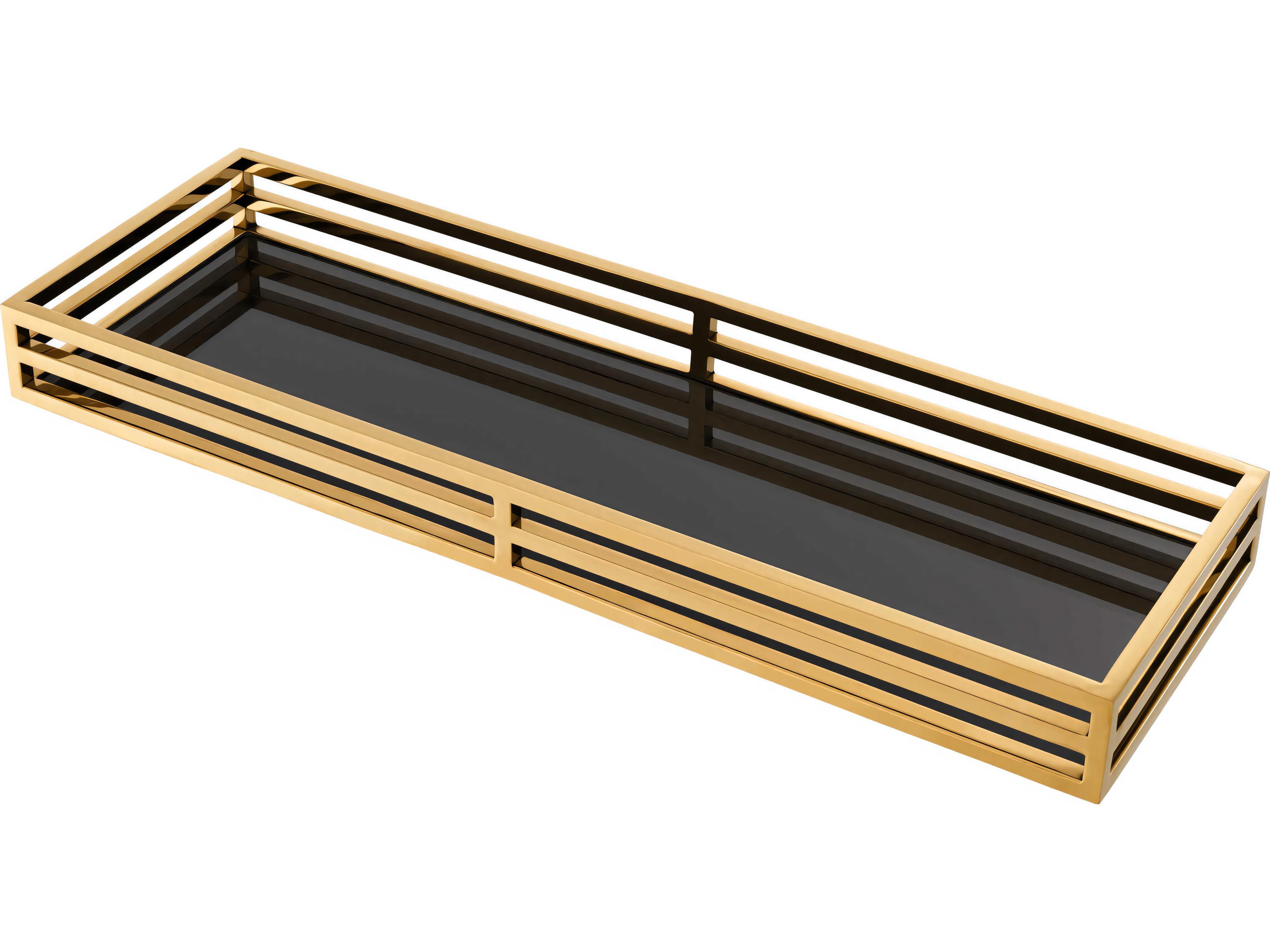 Eichholtz Ersa Rectangular Gold Tray