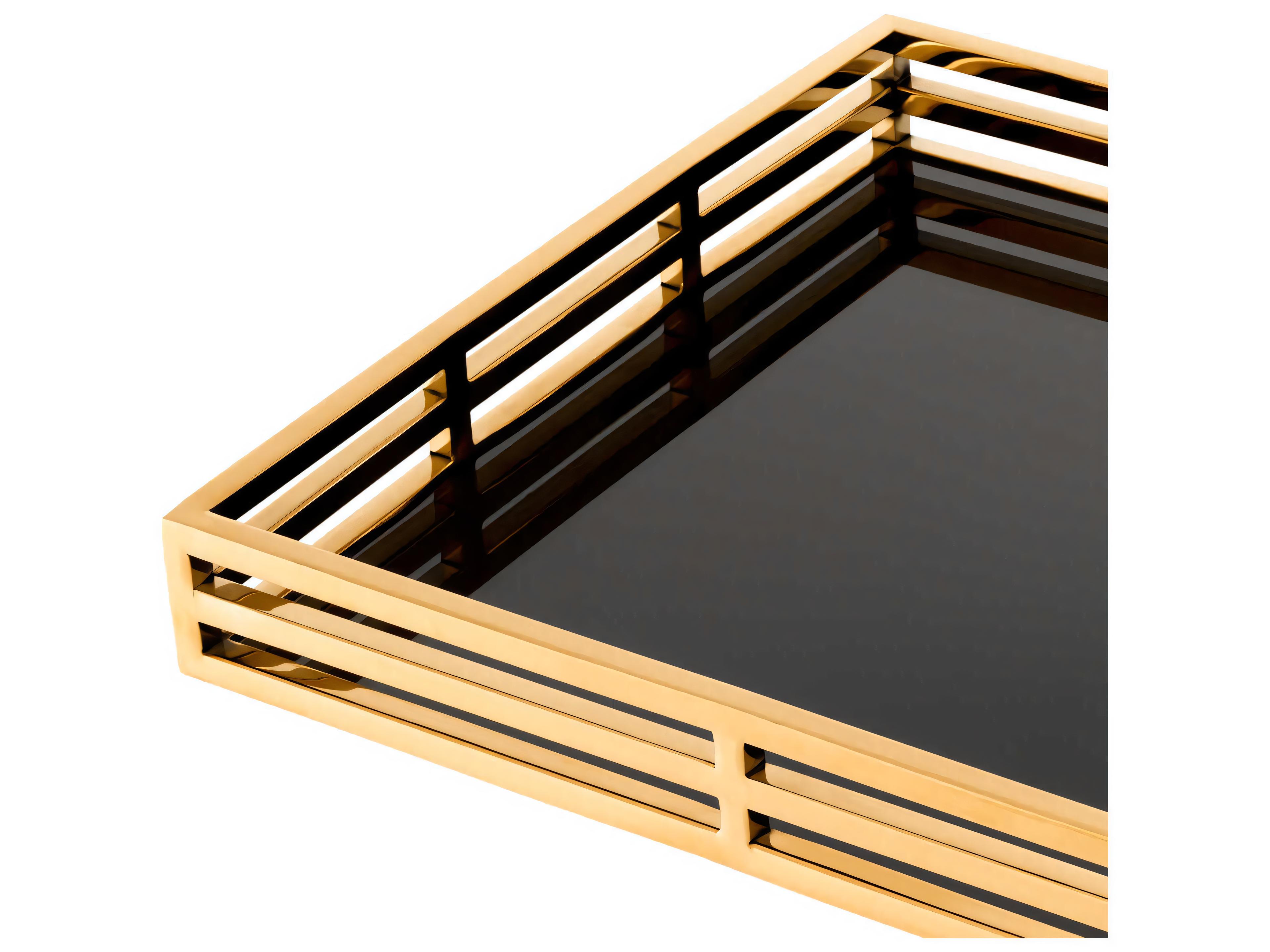 Eichholtz Giacomo Gold Rectangular Tray