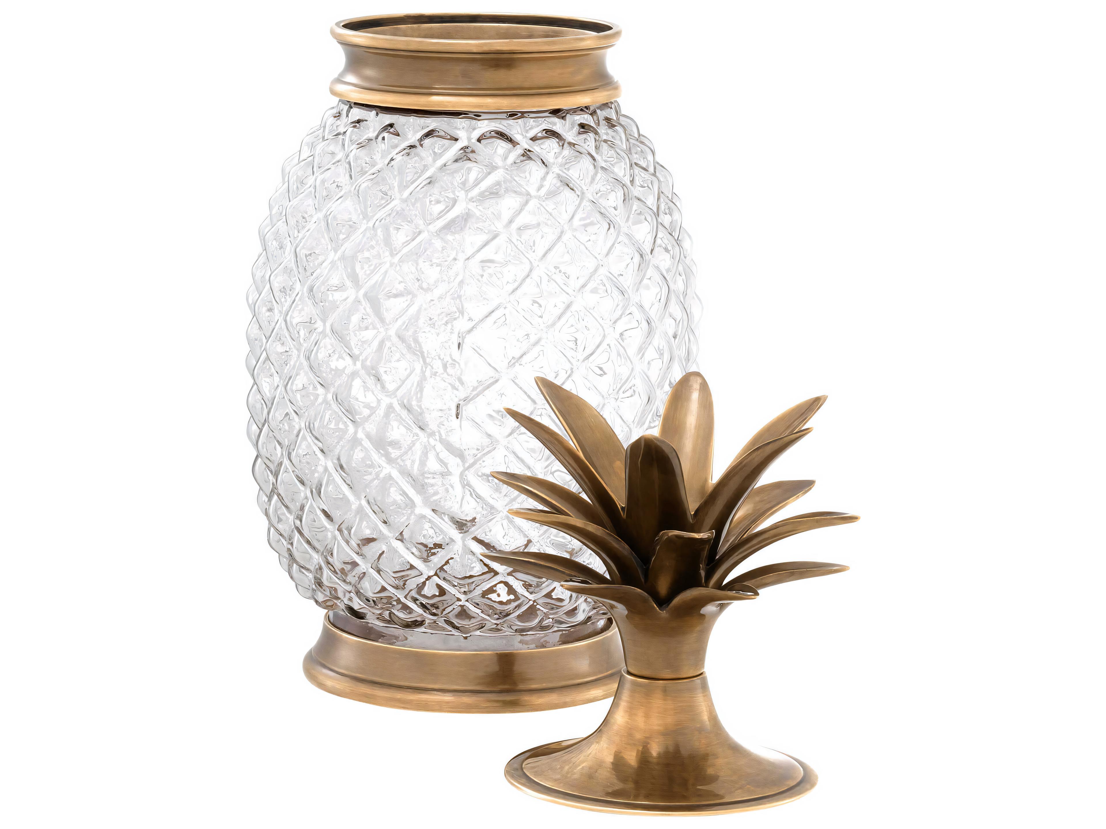 Eichholtz Hayworth Vintage Brass Jar