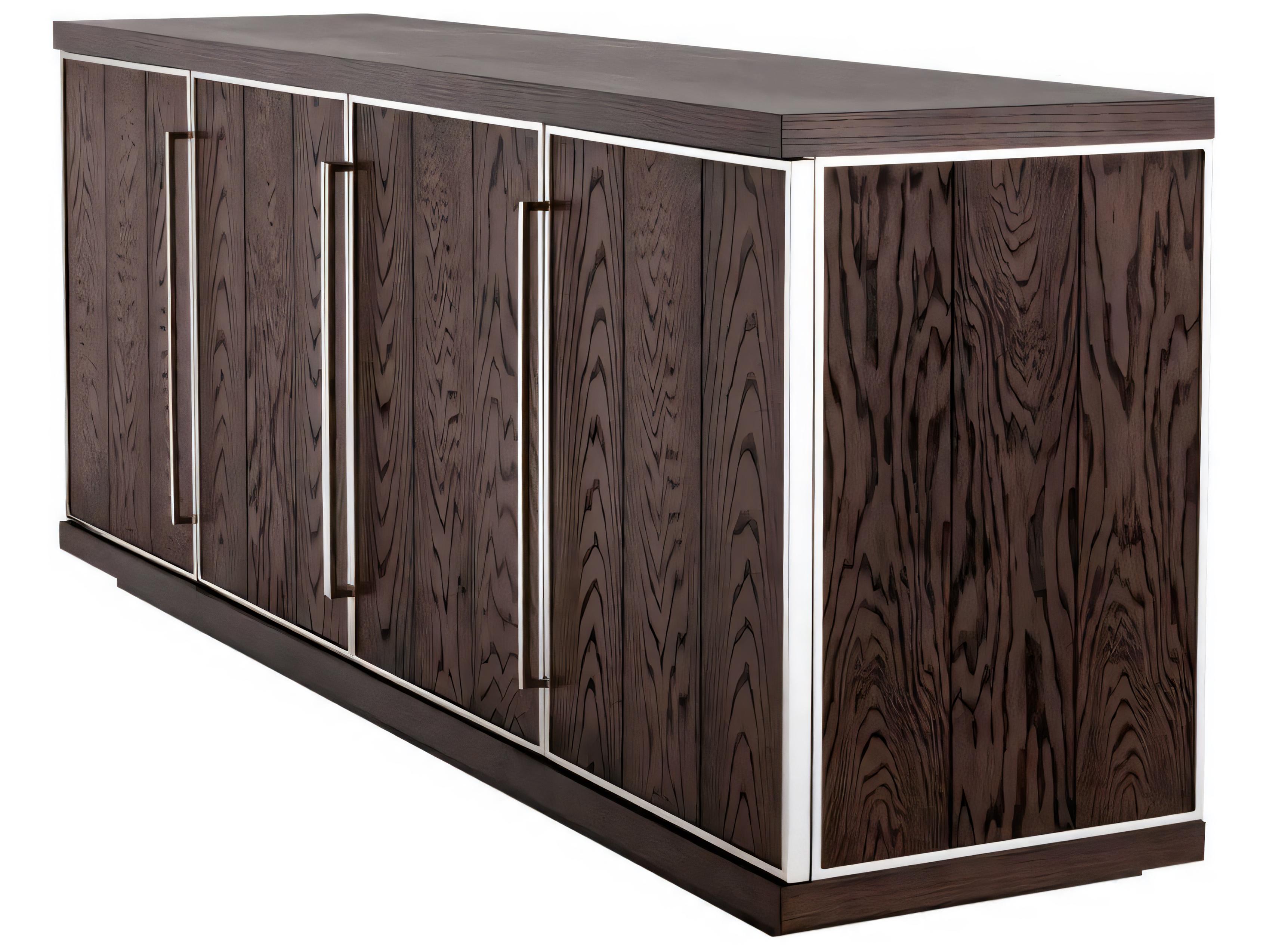 Eichholtz Renzo Mocha Crown Oak Veneer Dresser
