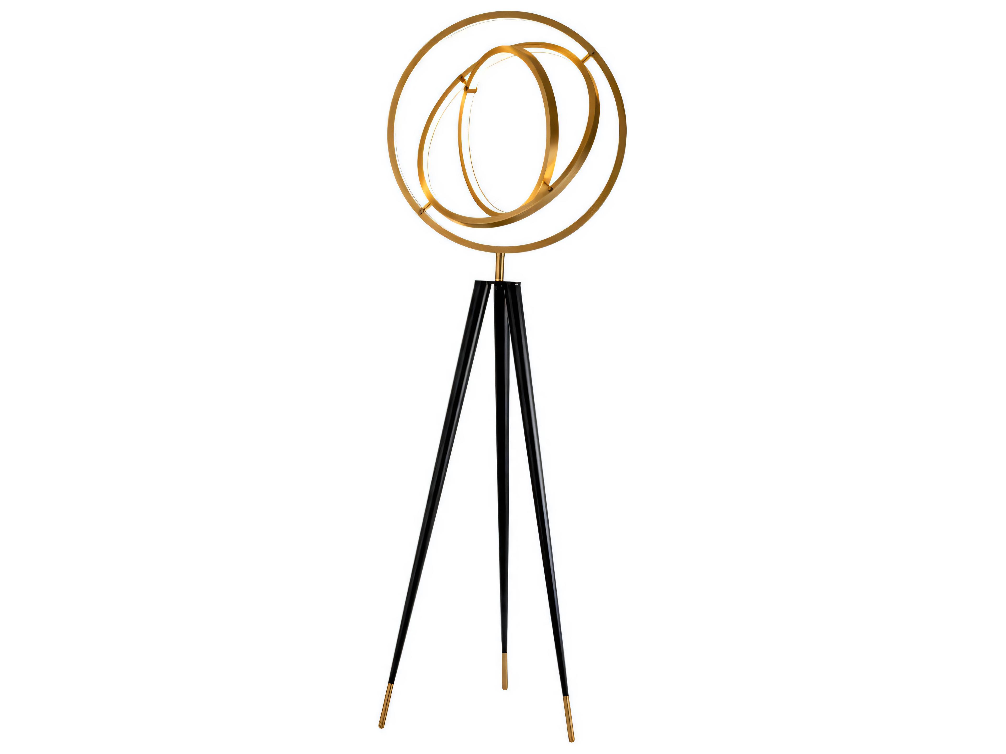 Eichholtz Cassini Antique Brass Floor Lamp