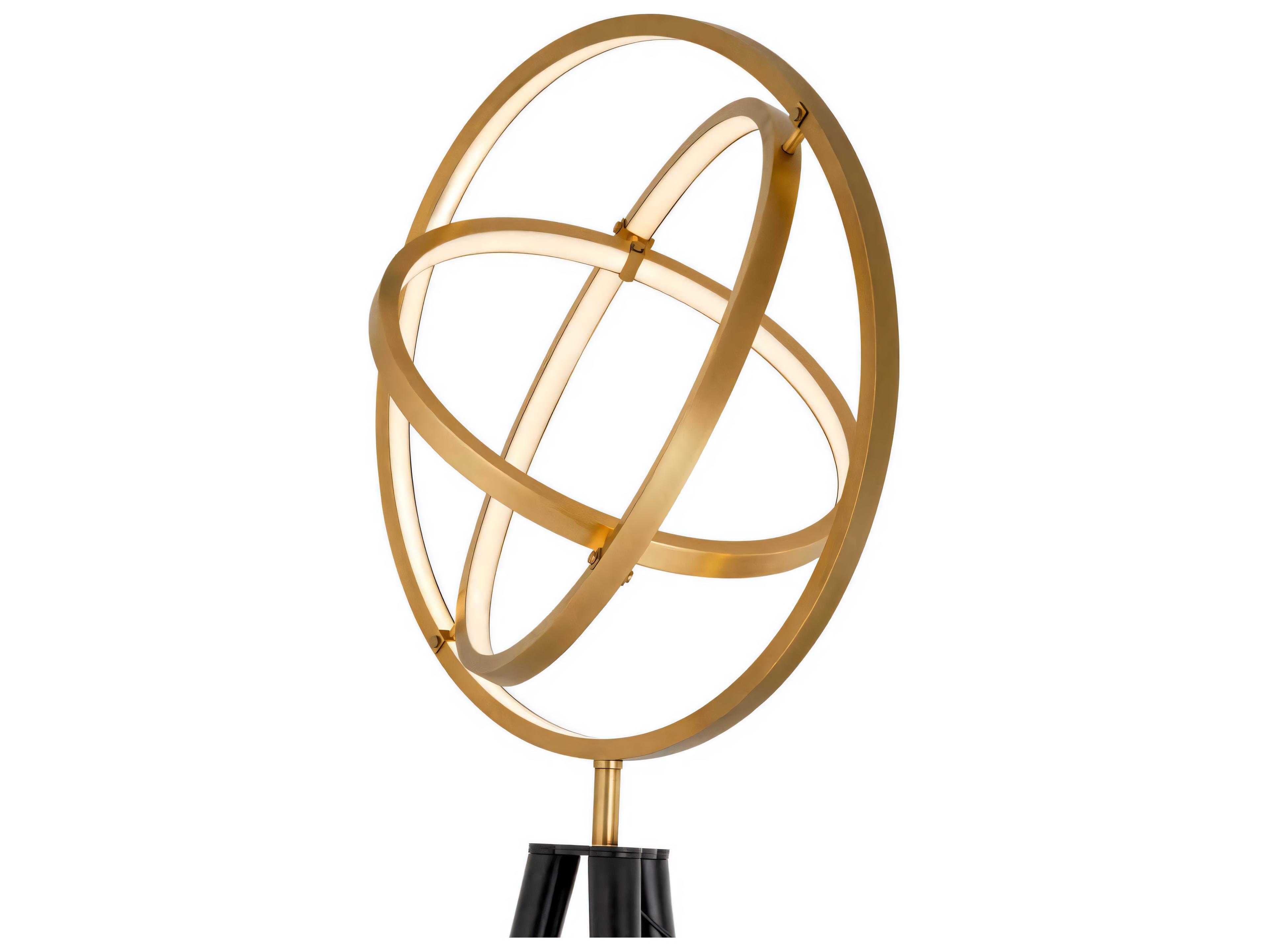 Eichholtz Cassini Antique Brass Floor Lamp