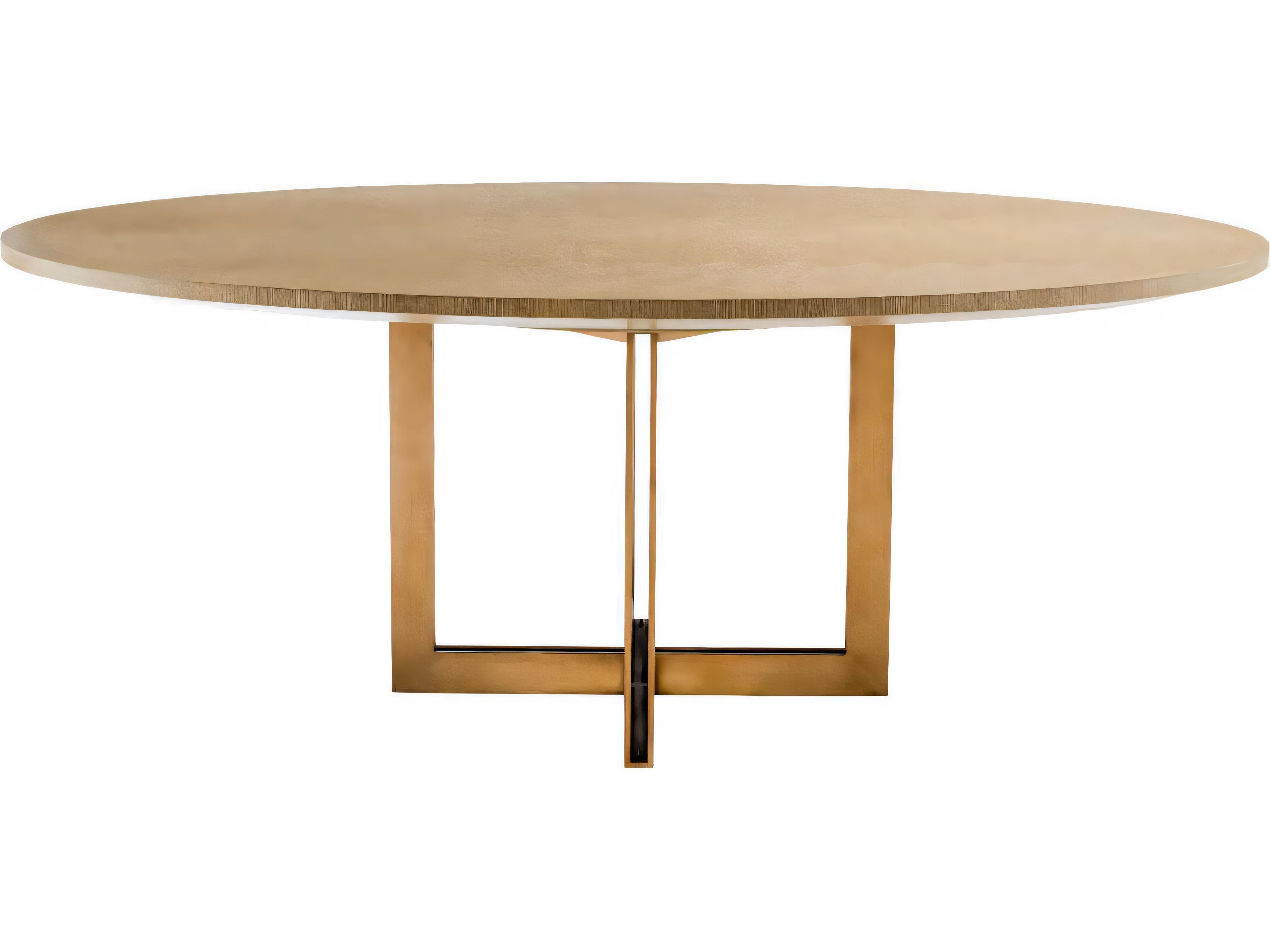 Eichholtz Melchior Oval Washed Oak Veneer Dining Table