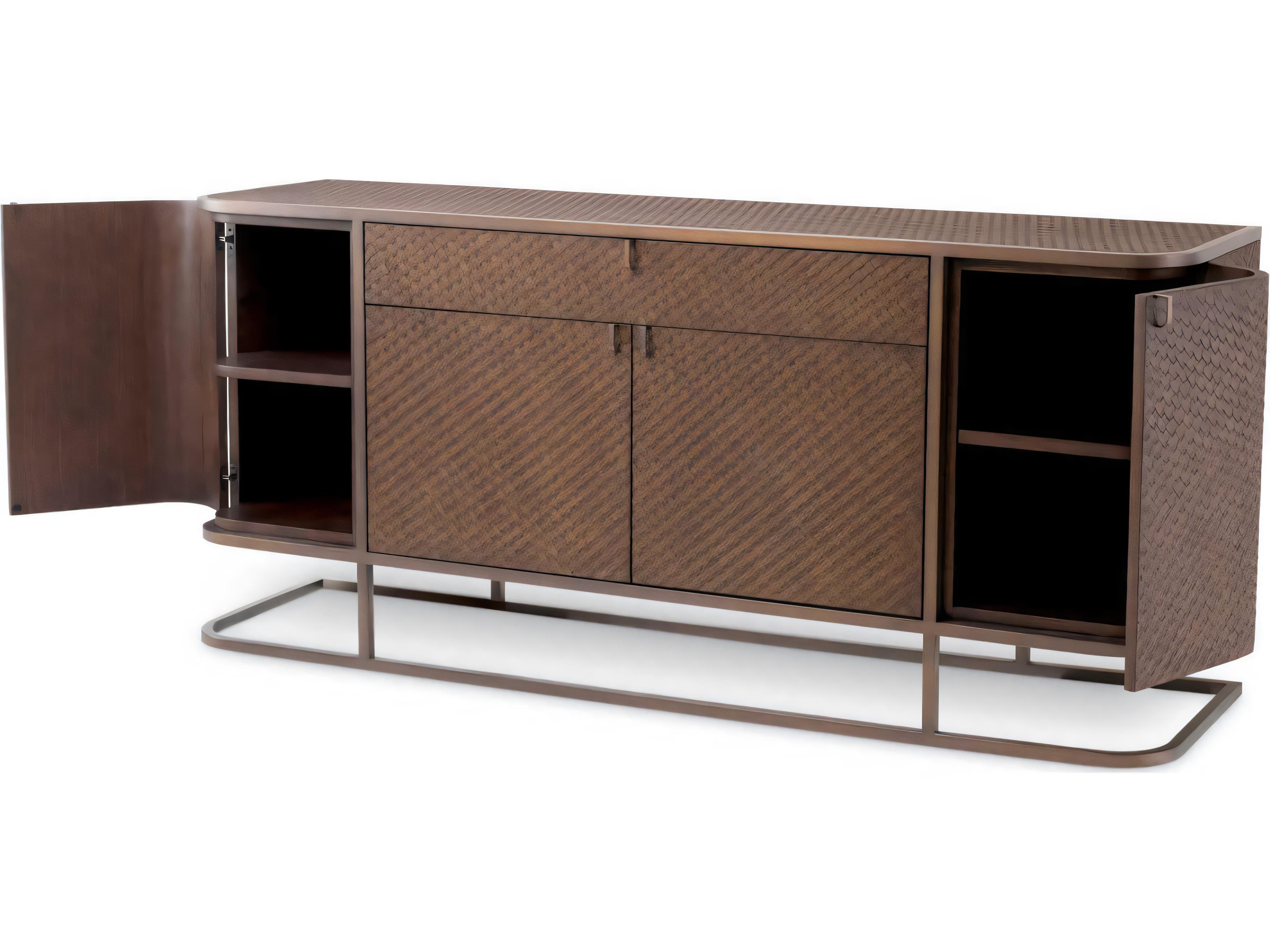 Eichholtz Napa Valley Woven Oak Veneer Dresser