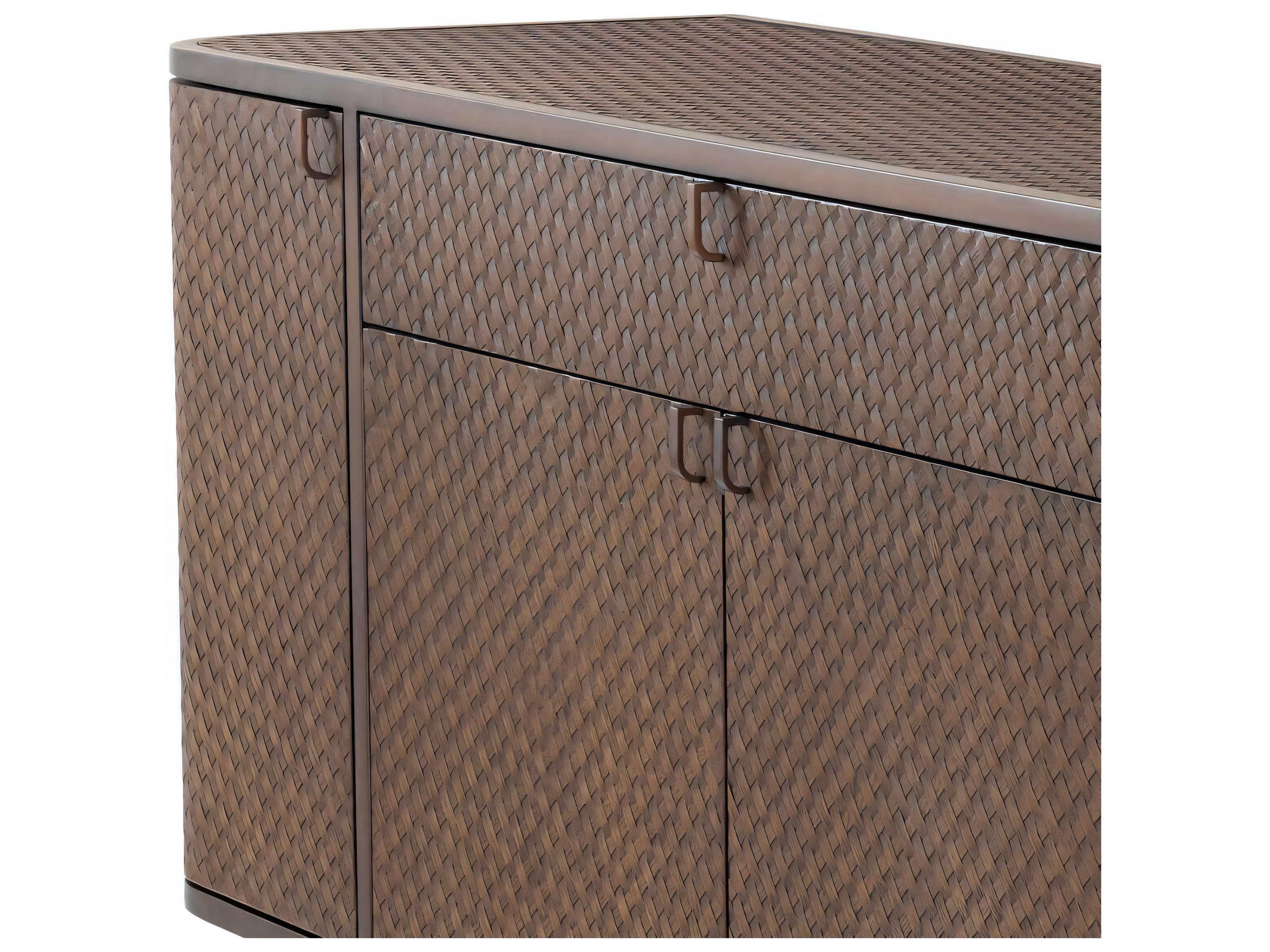 Eichholtz Napa Valley Woven Oak Veneer Dresser