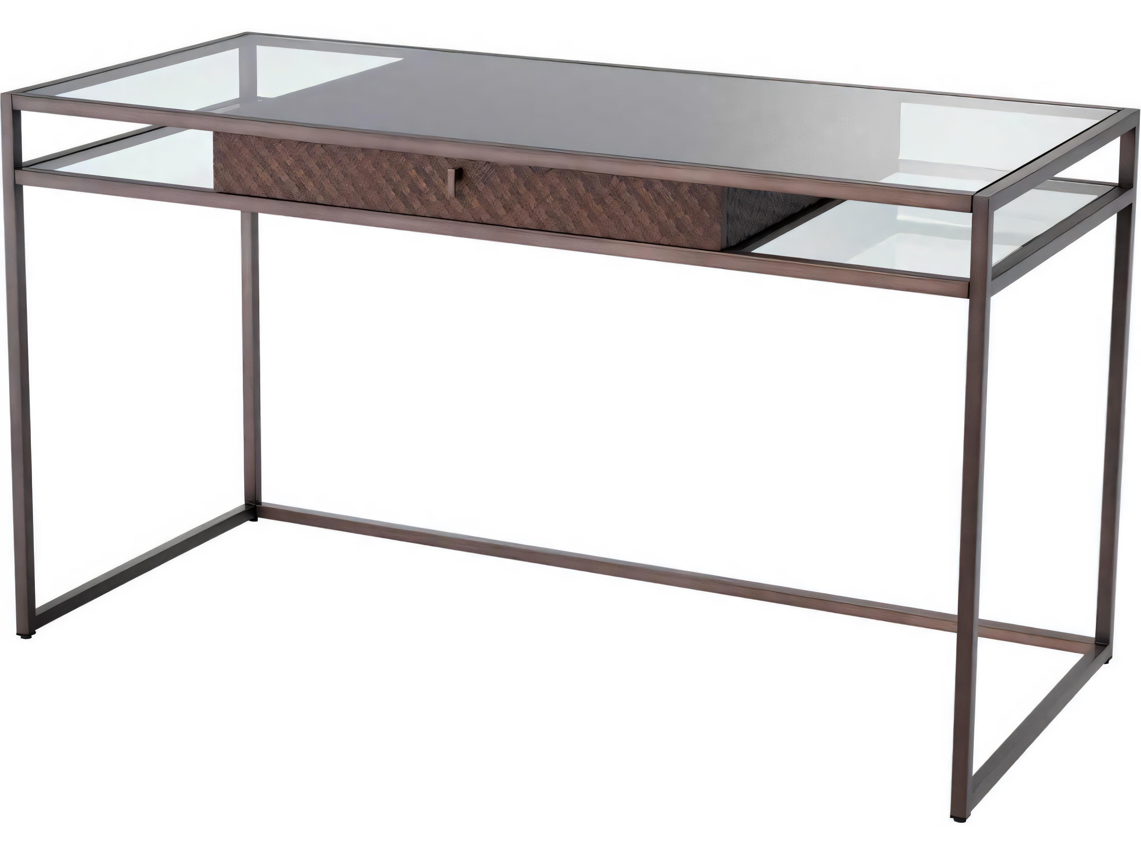 Eichholtz Napa Valley Woven Oak Veneer Desk