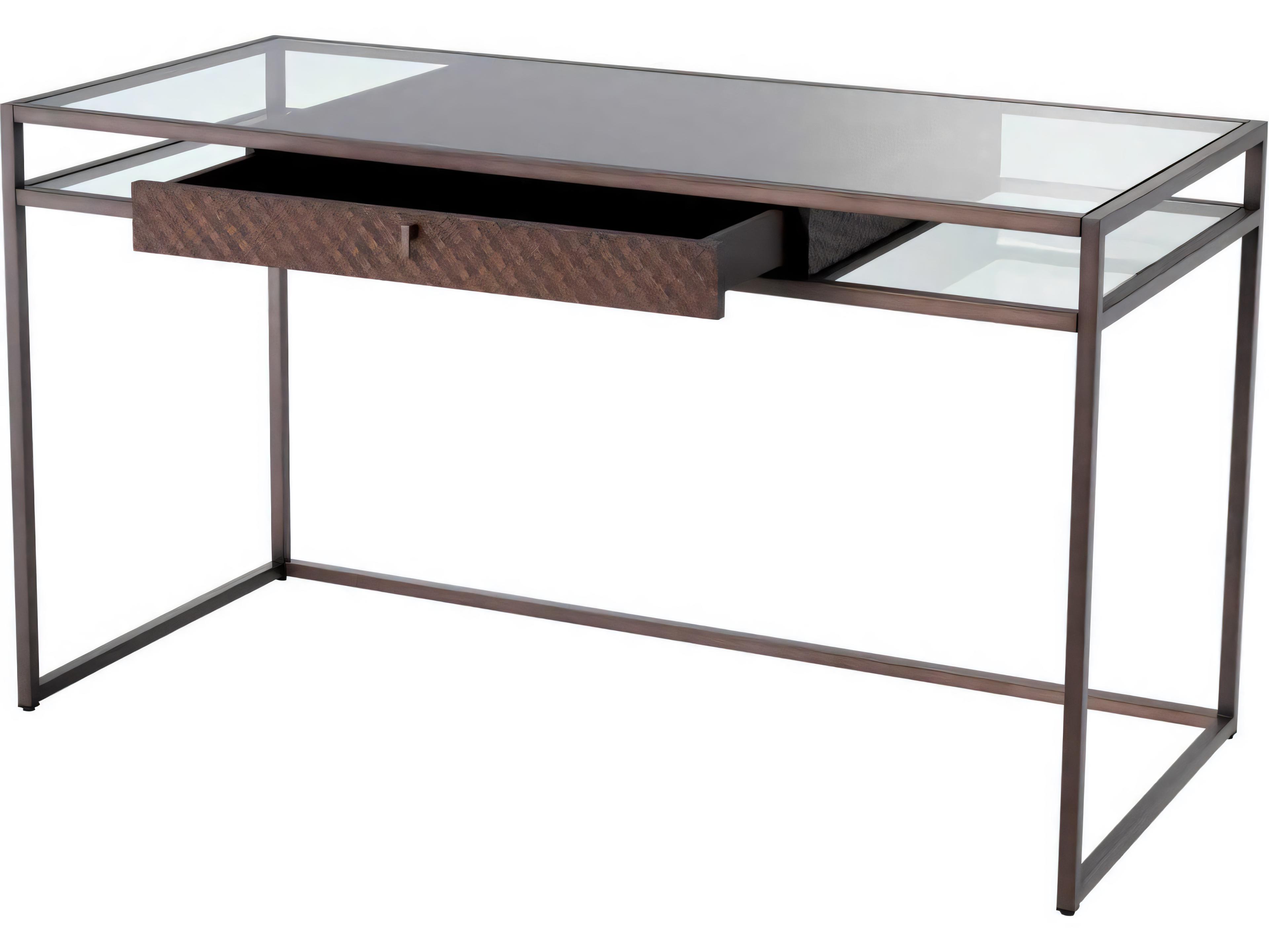 Eichholtz Napa Valley Woven Oak Veneer Desk