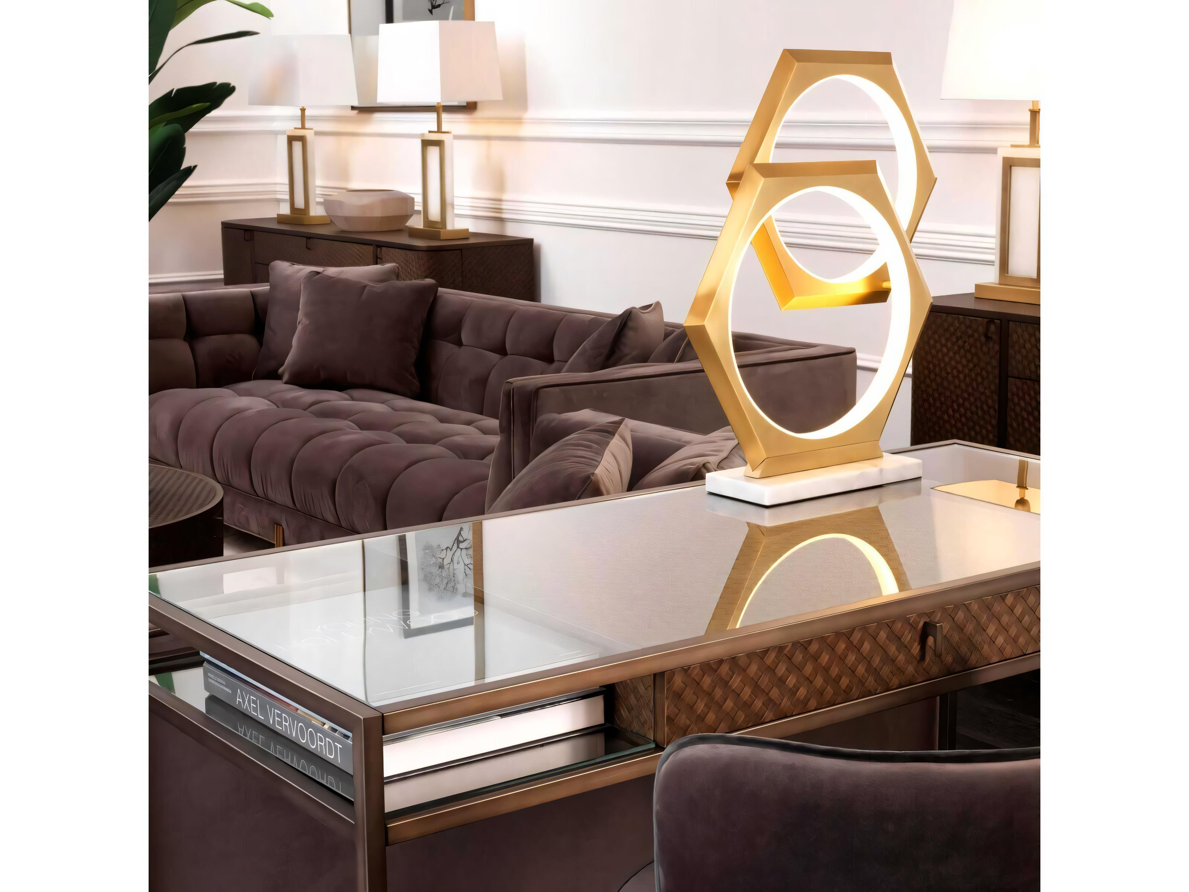 Eichholtz Napa Valley Woven Oak Veneer Desk