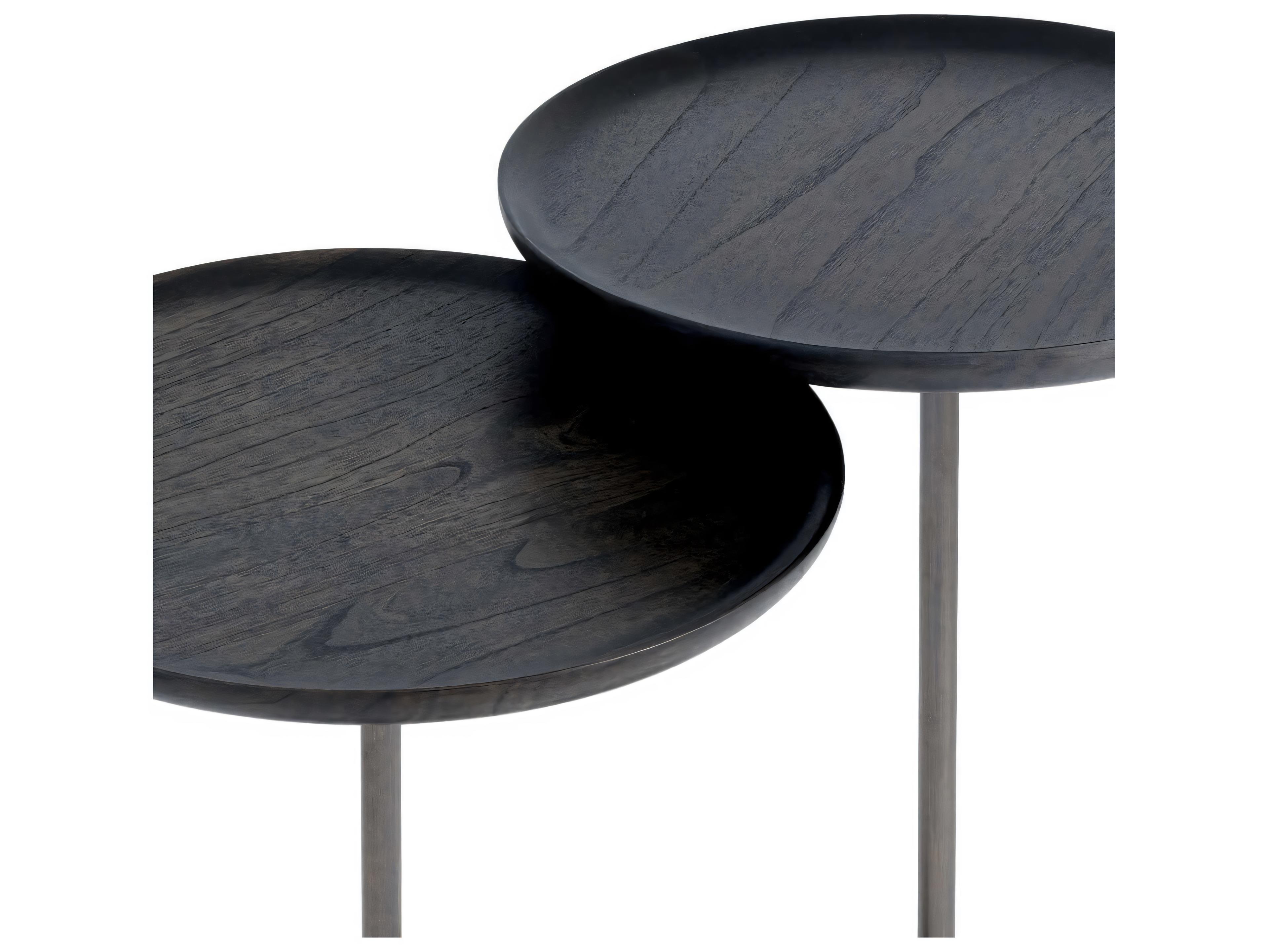 Eichholtz Puglia Grey Marble Set of 2 Side Table
