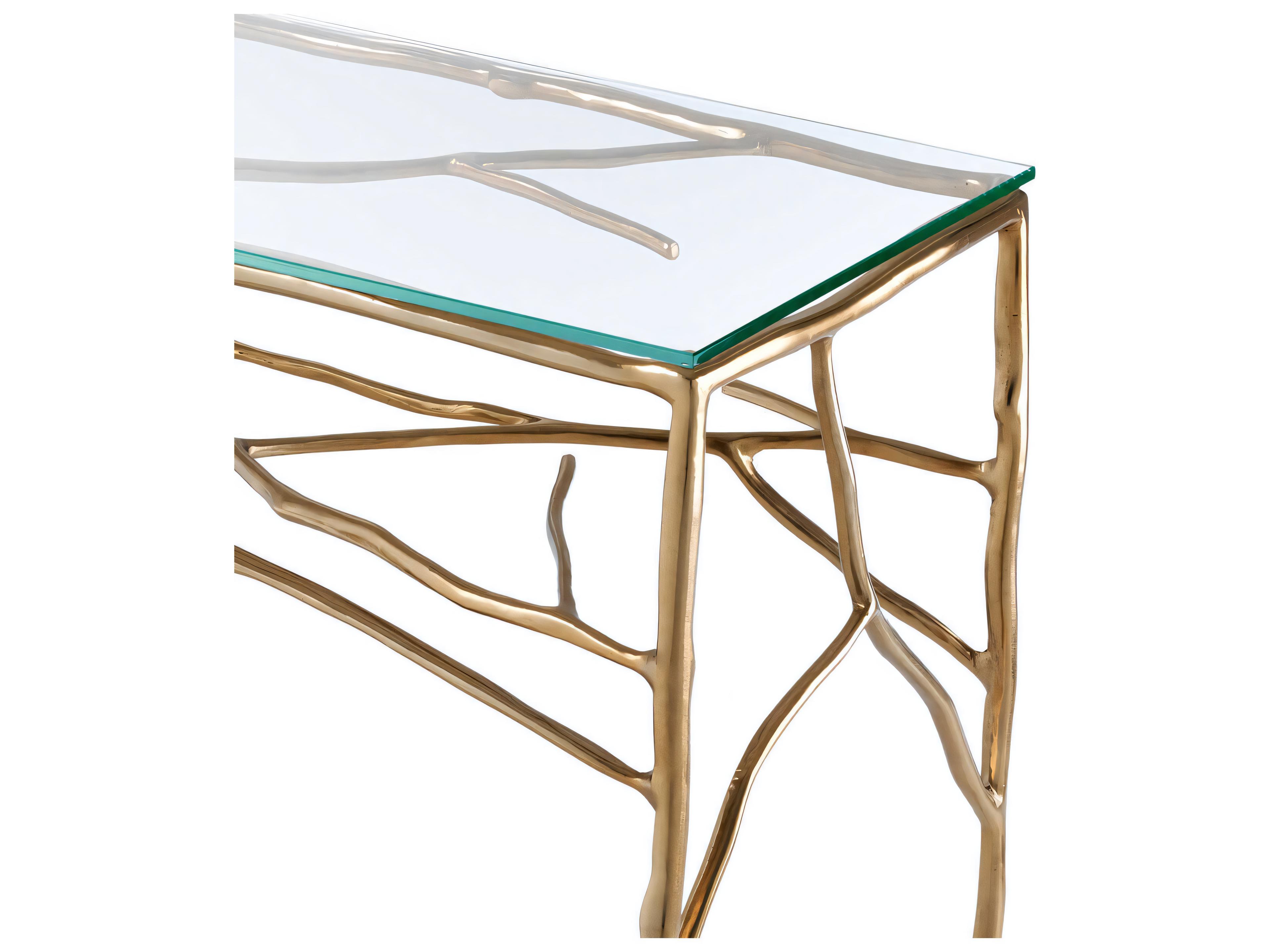 Eichholtz Antico Gold Console Table