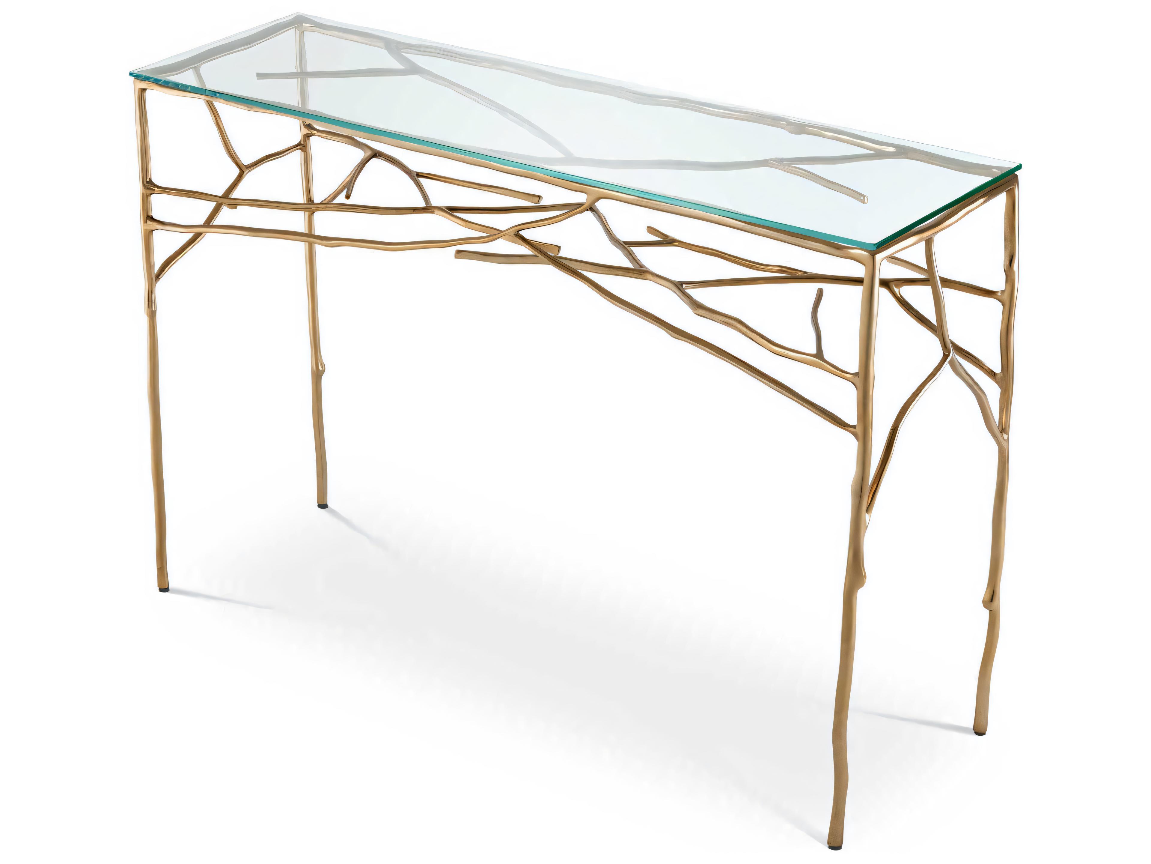 Eichholtz Antico Gold Console Table