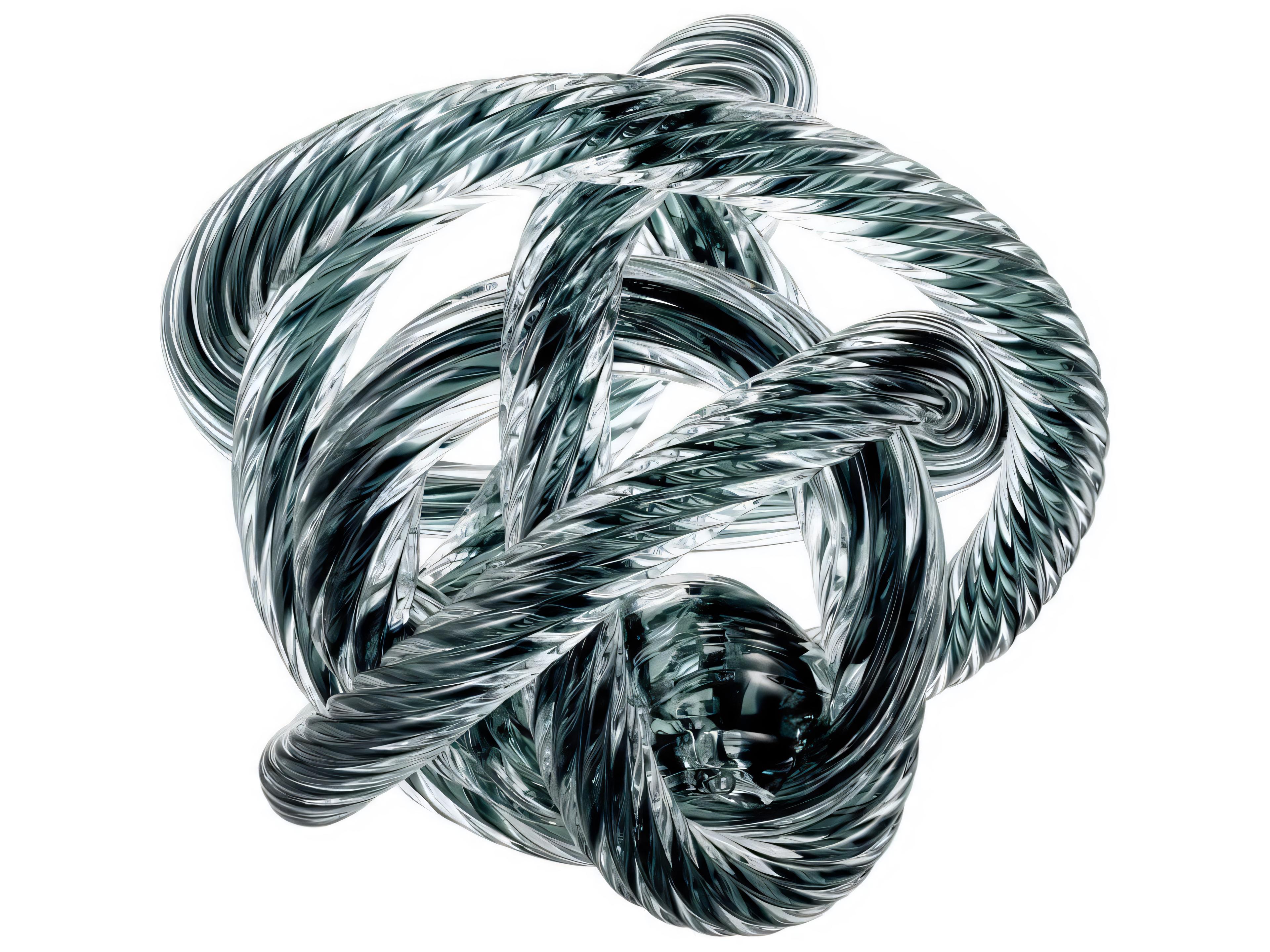 Eichholtz Dominico Grey Blue Glass Desk Accessory