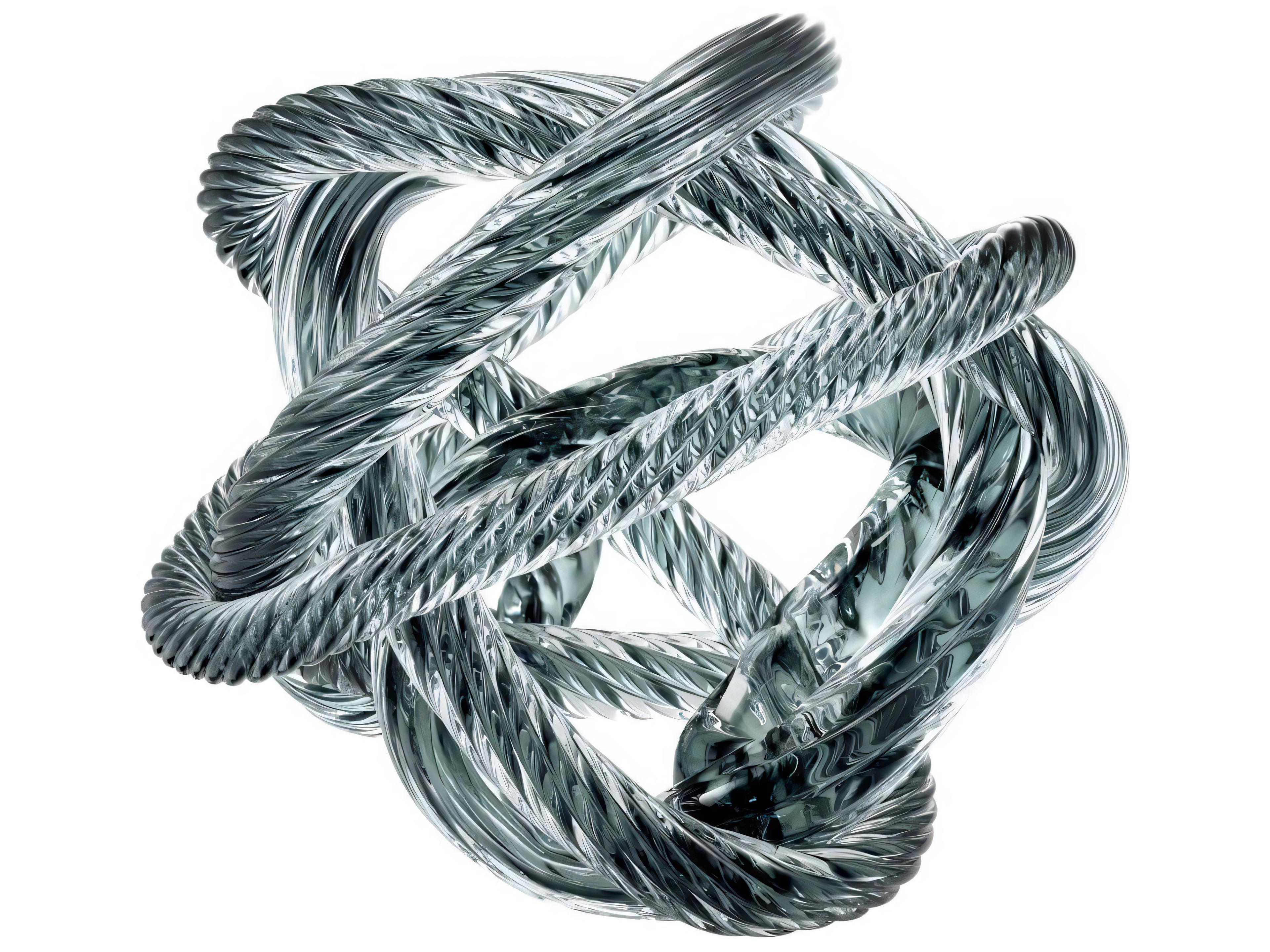 Eichholtz Dominico Grey Blue Glass Desk Accessory