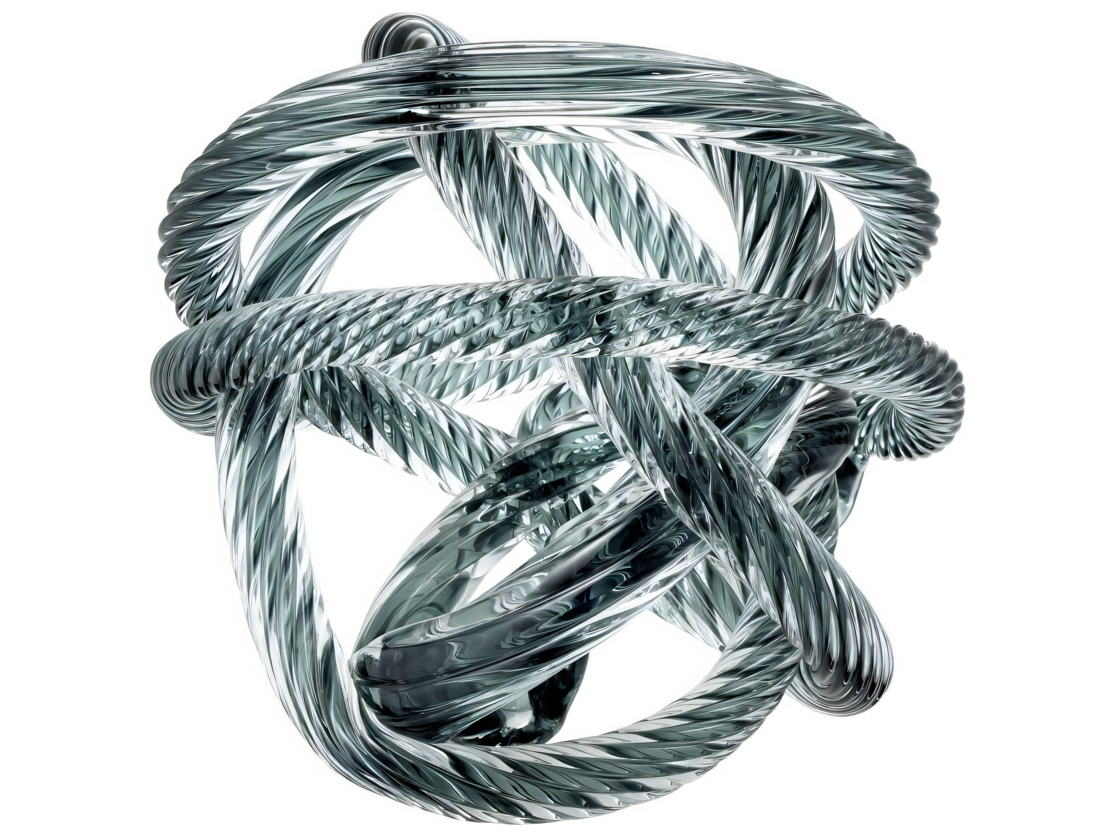 Eichholtz Dominico Grey Blue Glass Desk Accessory