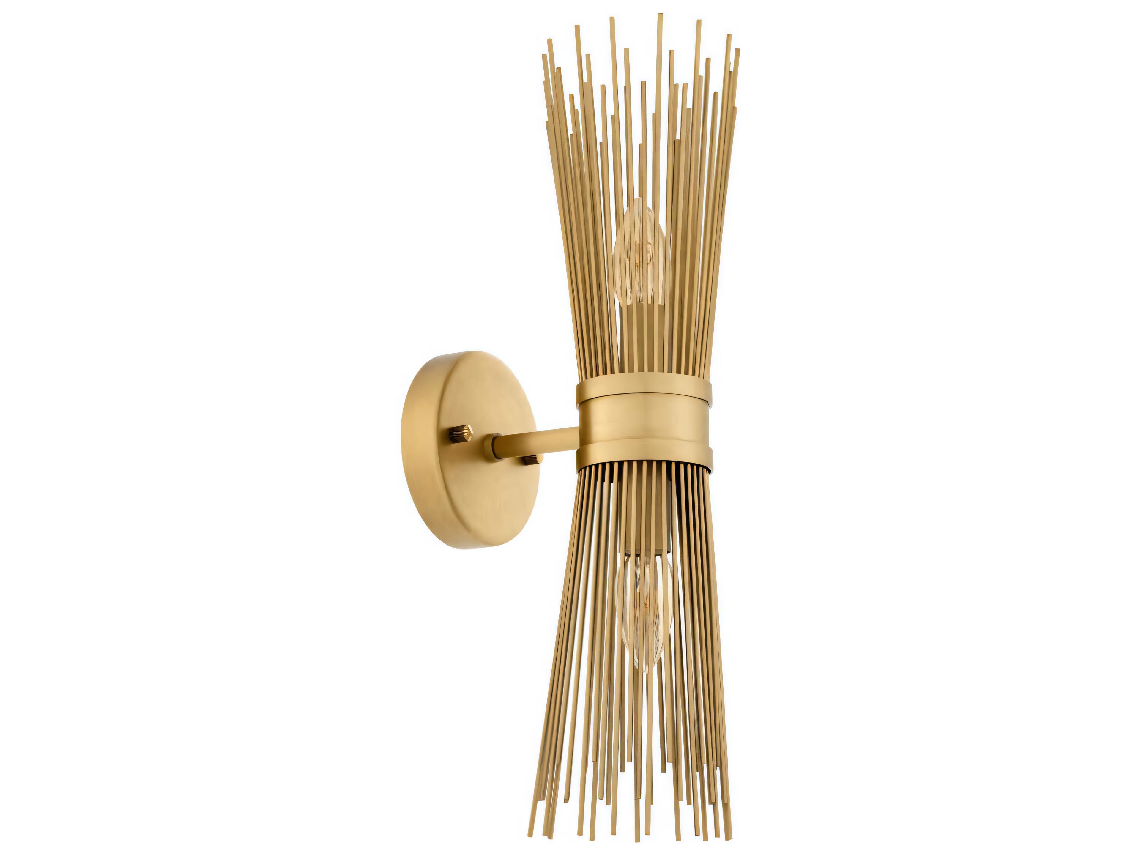 Eichholtz Romeo Double Antique Brass Wall Lamp