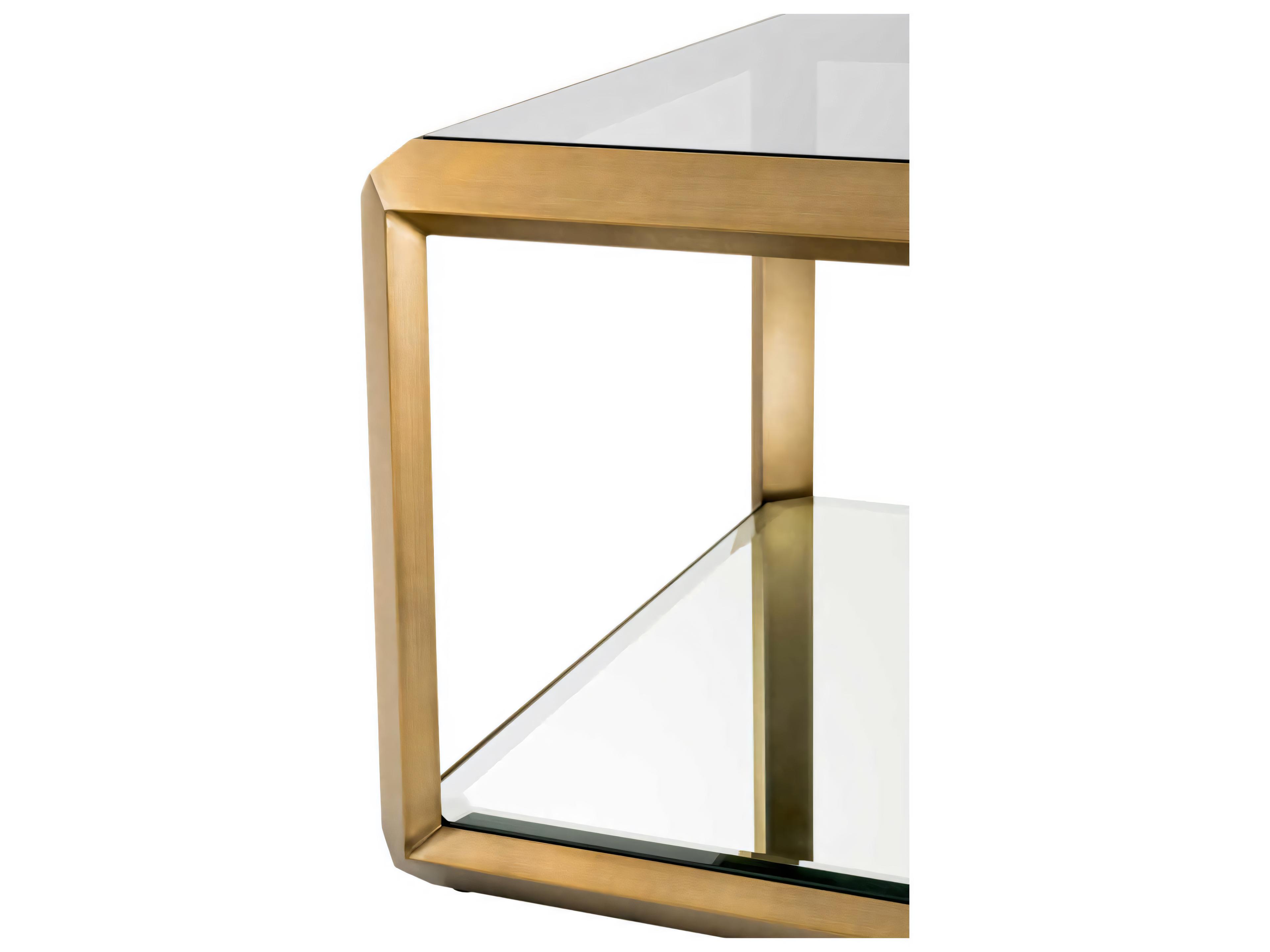 Eichholtz Callum Brushed Brass Side Table