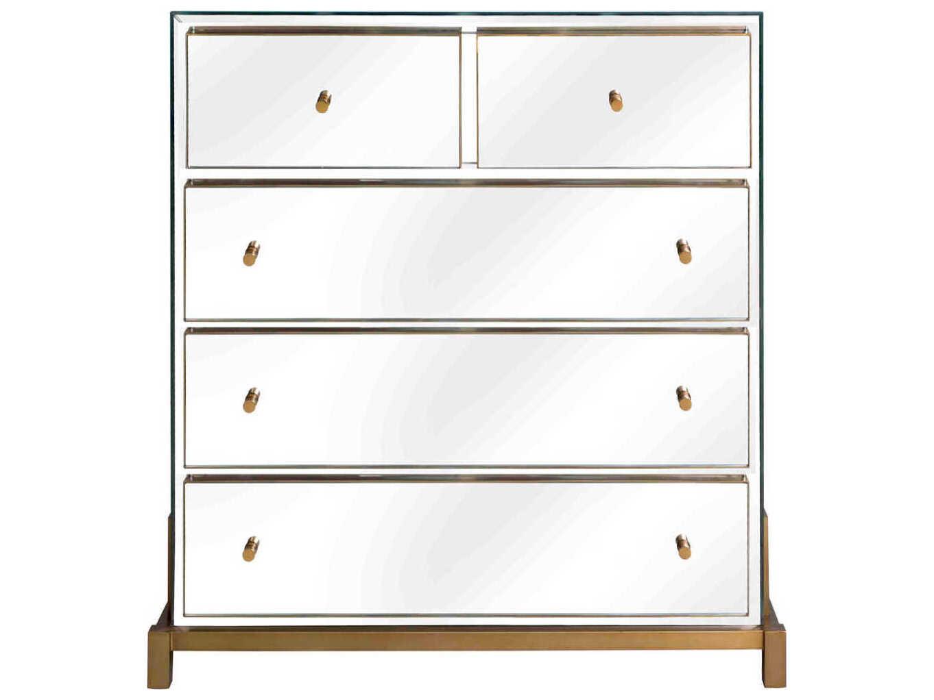 Eichholtz Chest Clarington Mirror Glass Drawer