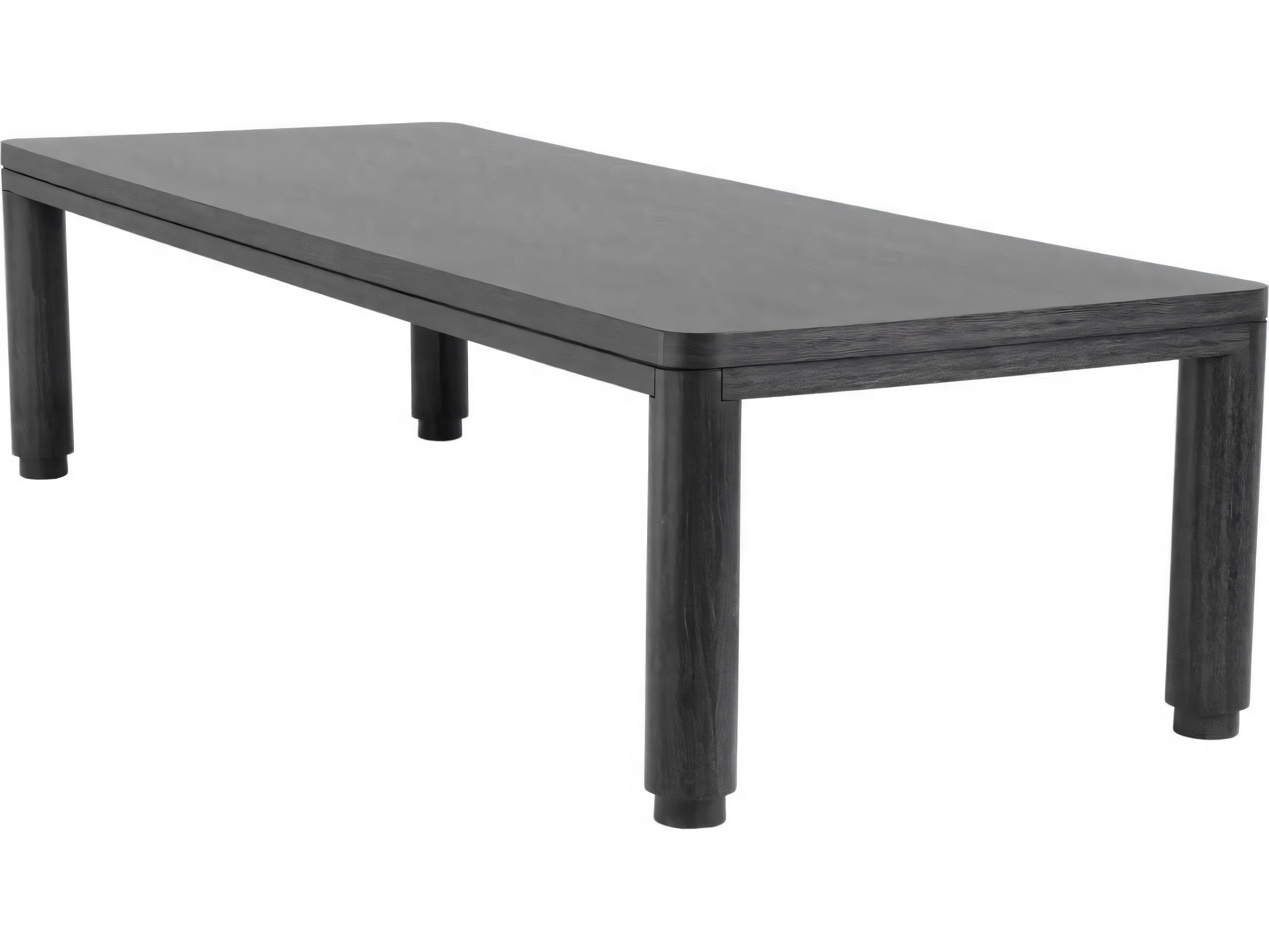 Eichholtz Atelier L Charcoal Grey Oak Veneer Dining Table