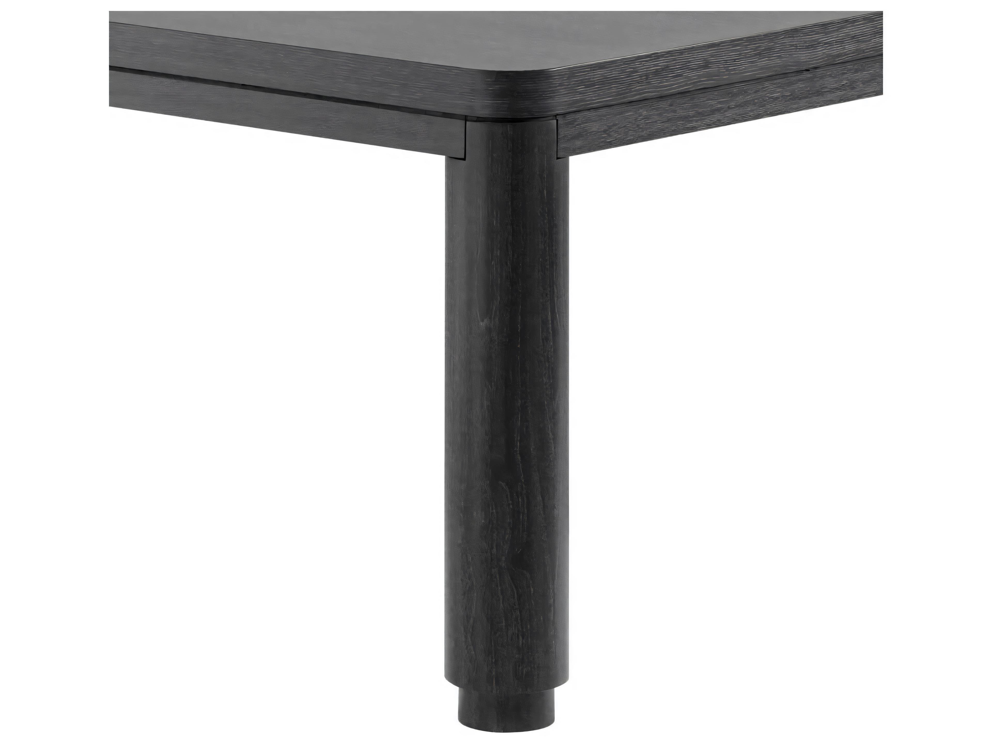 Eichholtz Atelier L Charcoal Grey Oak Veneer Dining Table