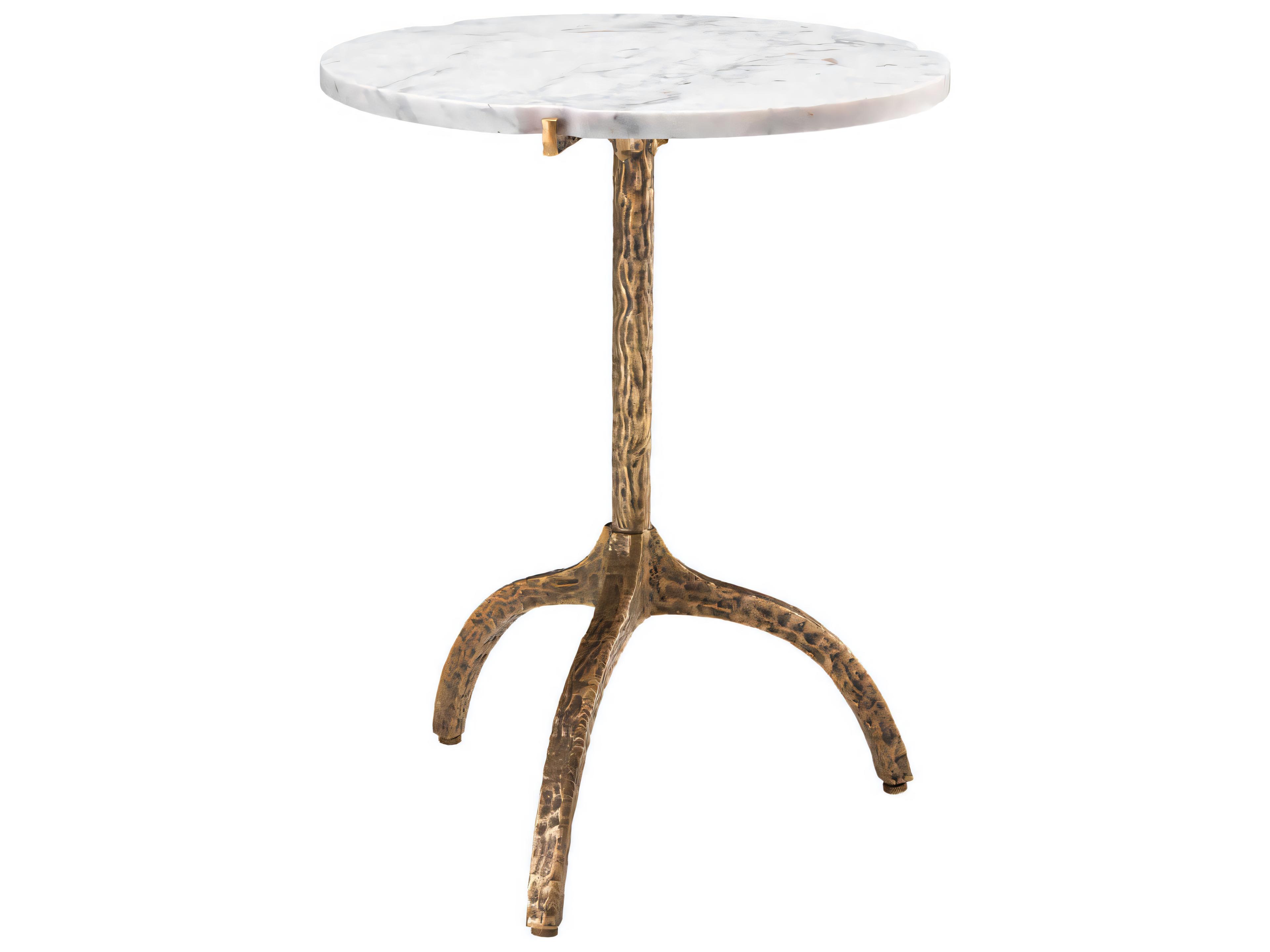 Eichholtz Cortina Vintage Brass Side Table