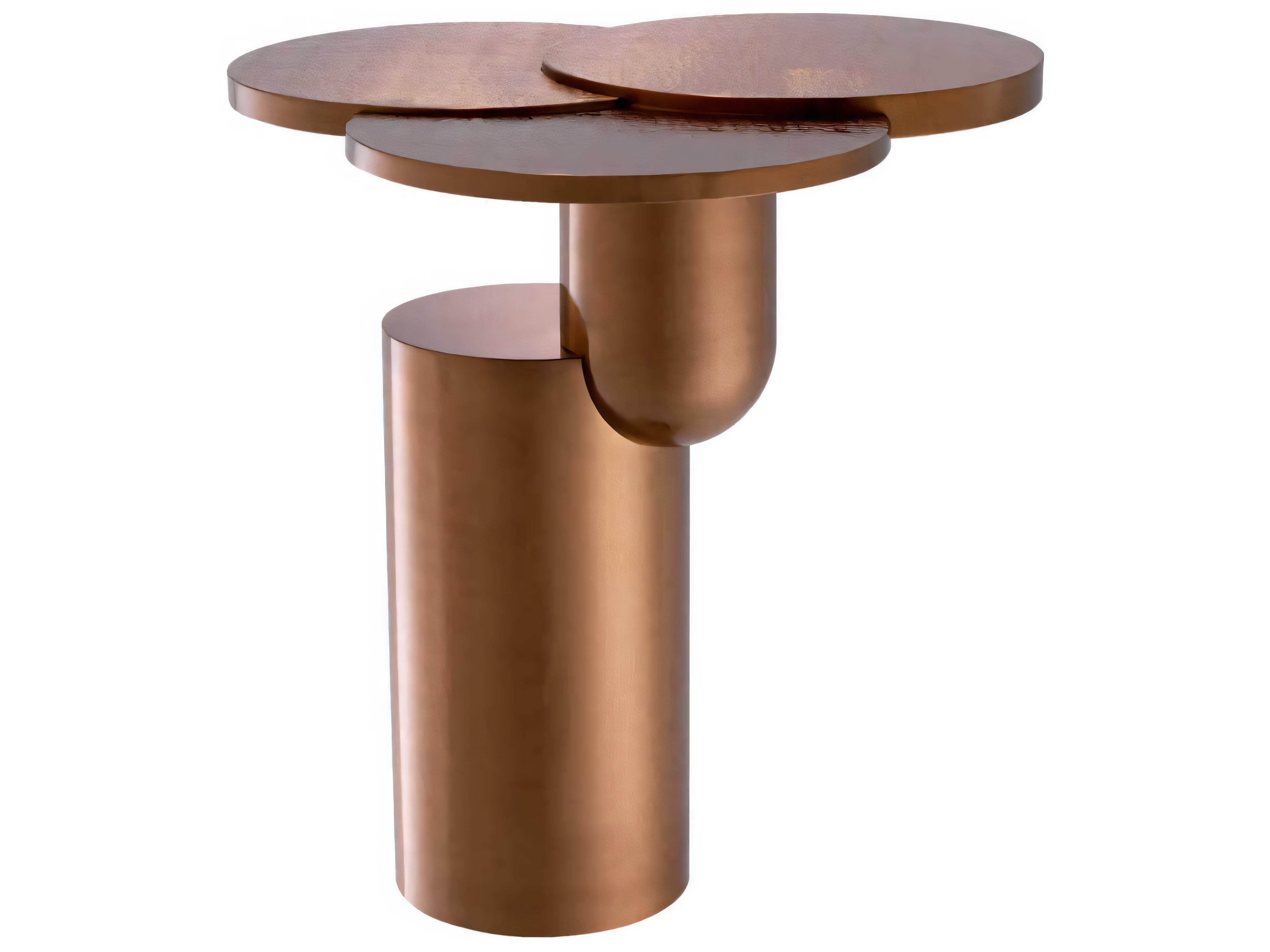 Eichholtz Armstrong Brushed Copper Side Table