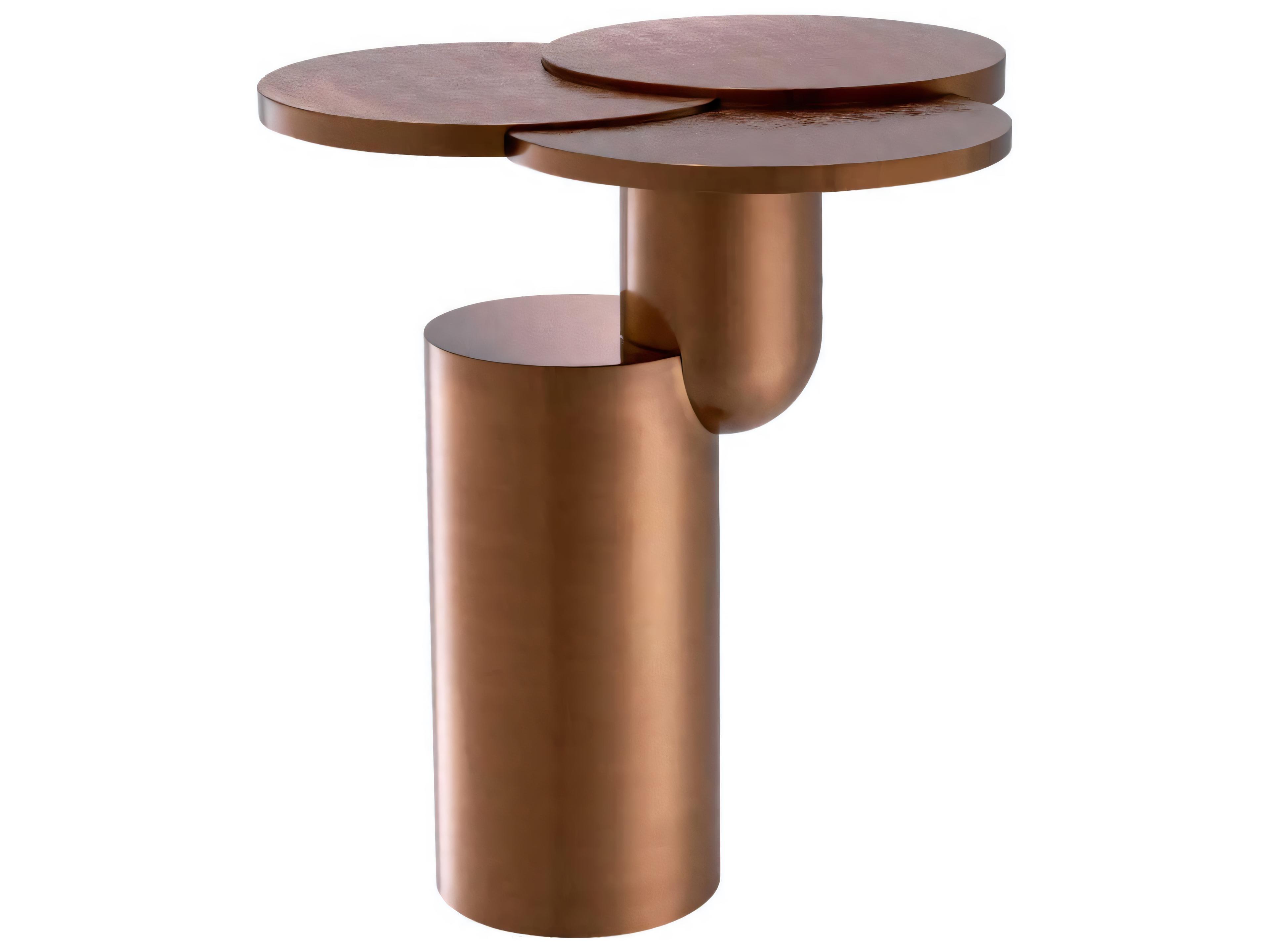 Eichholtz Armstrong Brushed Copper Side Table