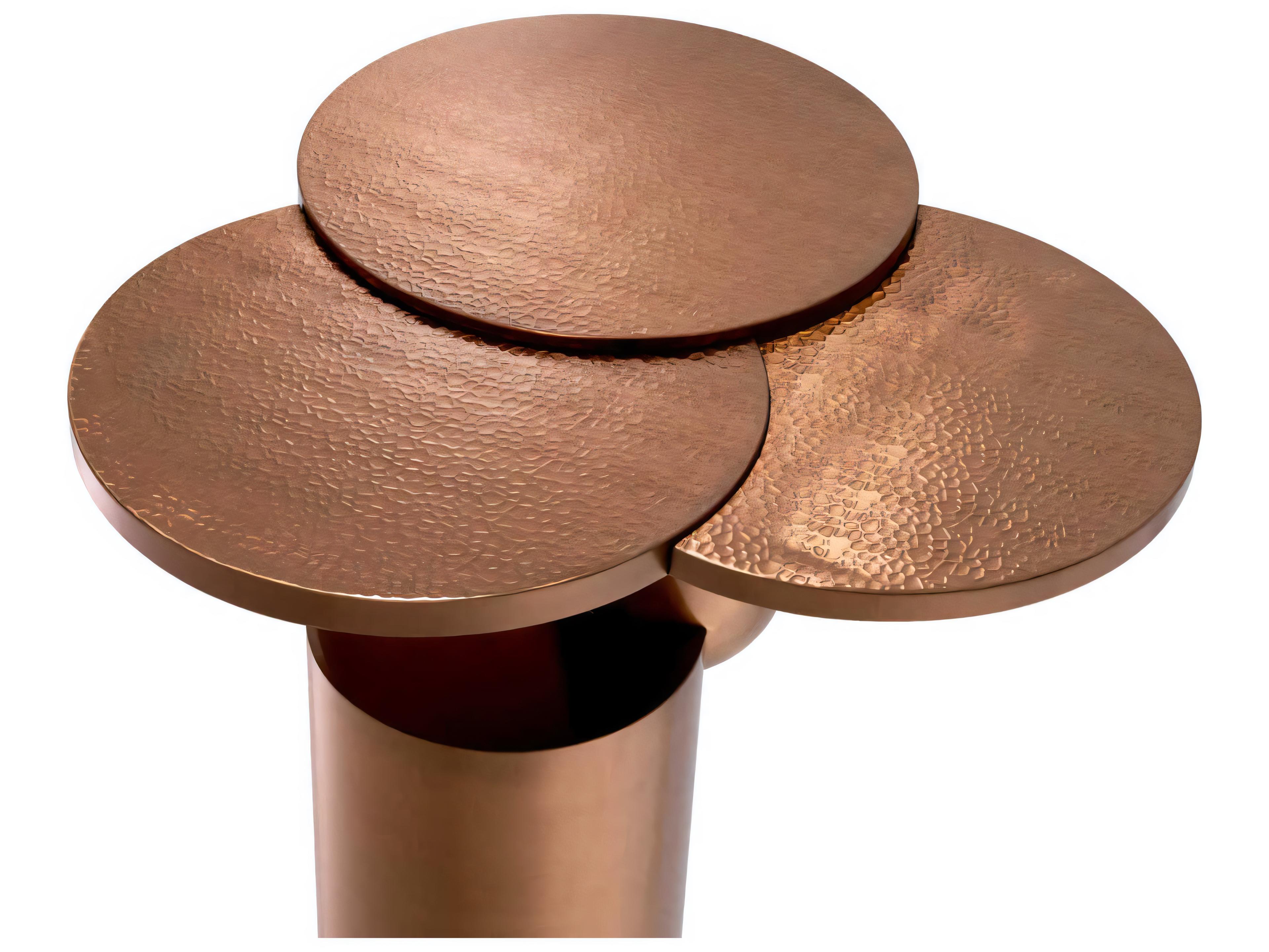 Eichholtz Armstrong Brushed Copper Side Table