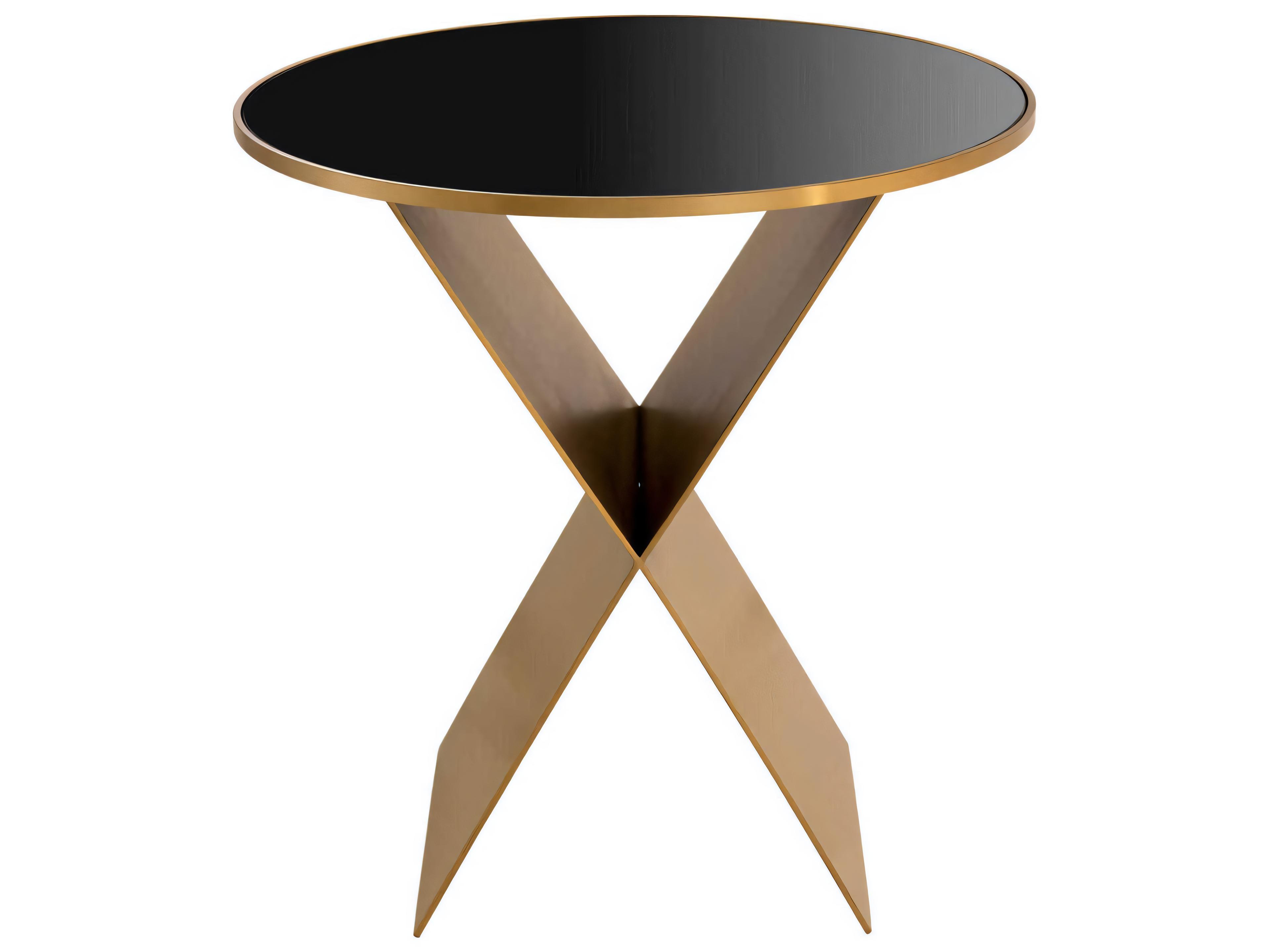 Eichholtz Fitch S Brushed Brass Side Table