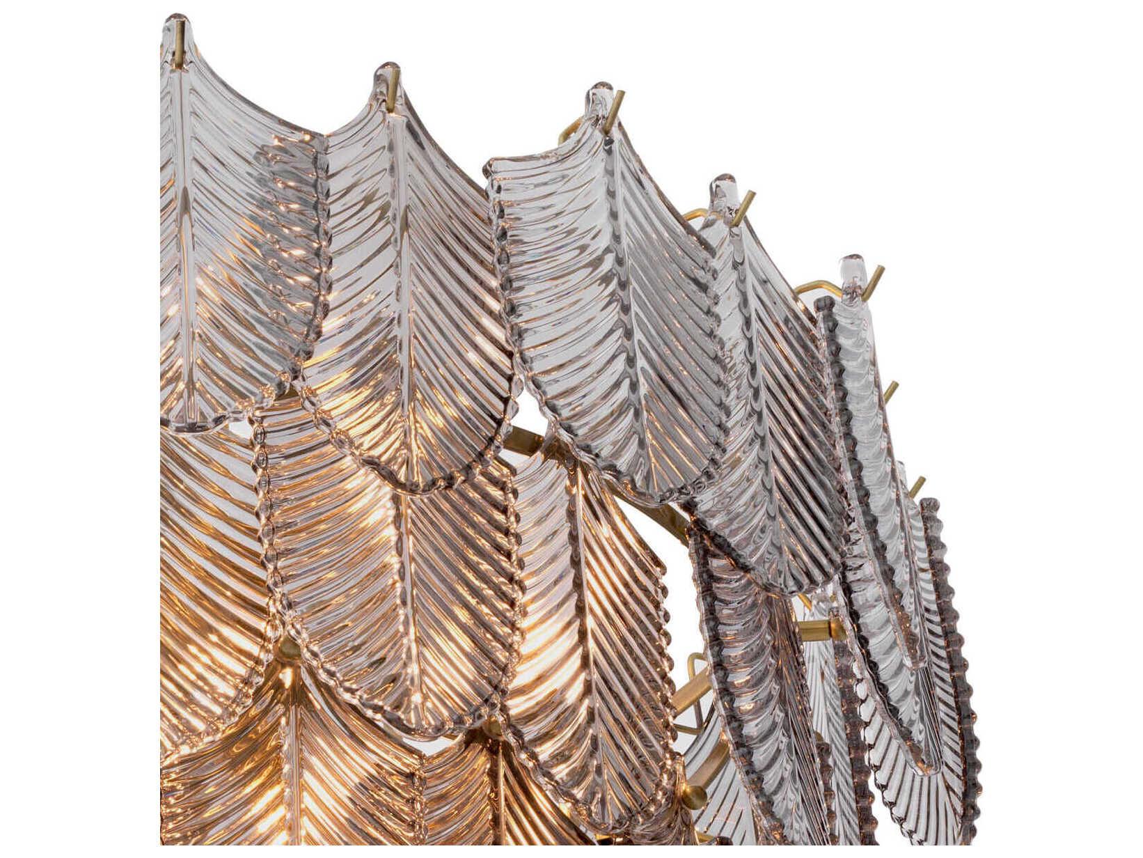 Eichholtz Verbier S Light Brushed Brass Chandelier