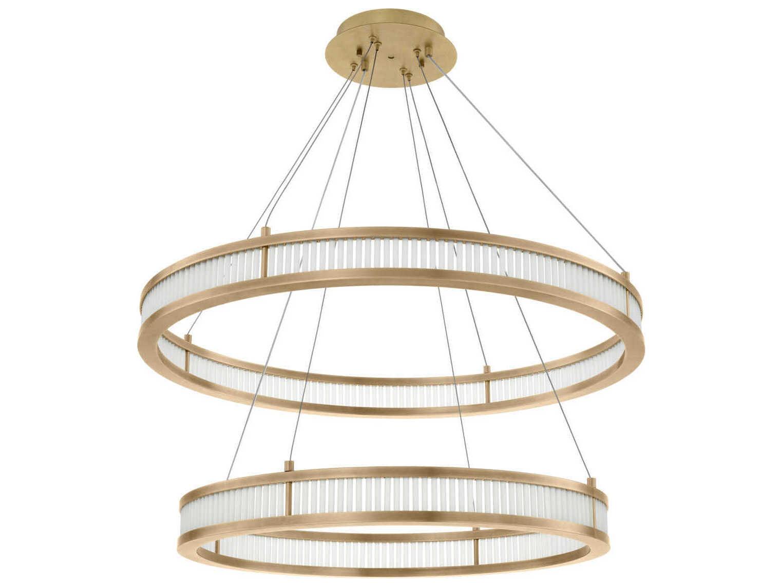 Eichholtz Damien Double Antique Brass Chandelier