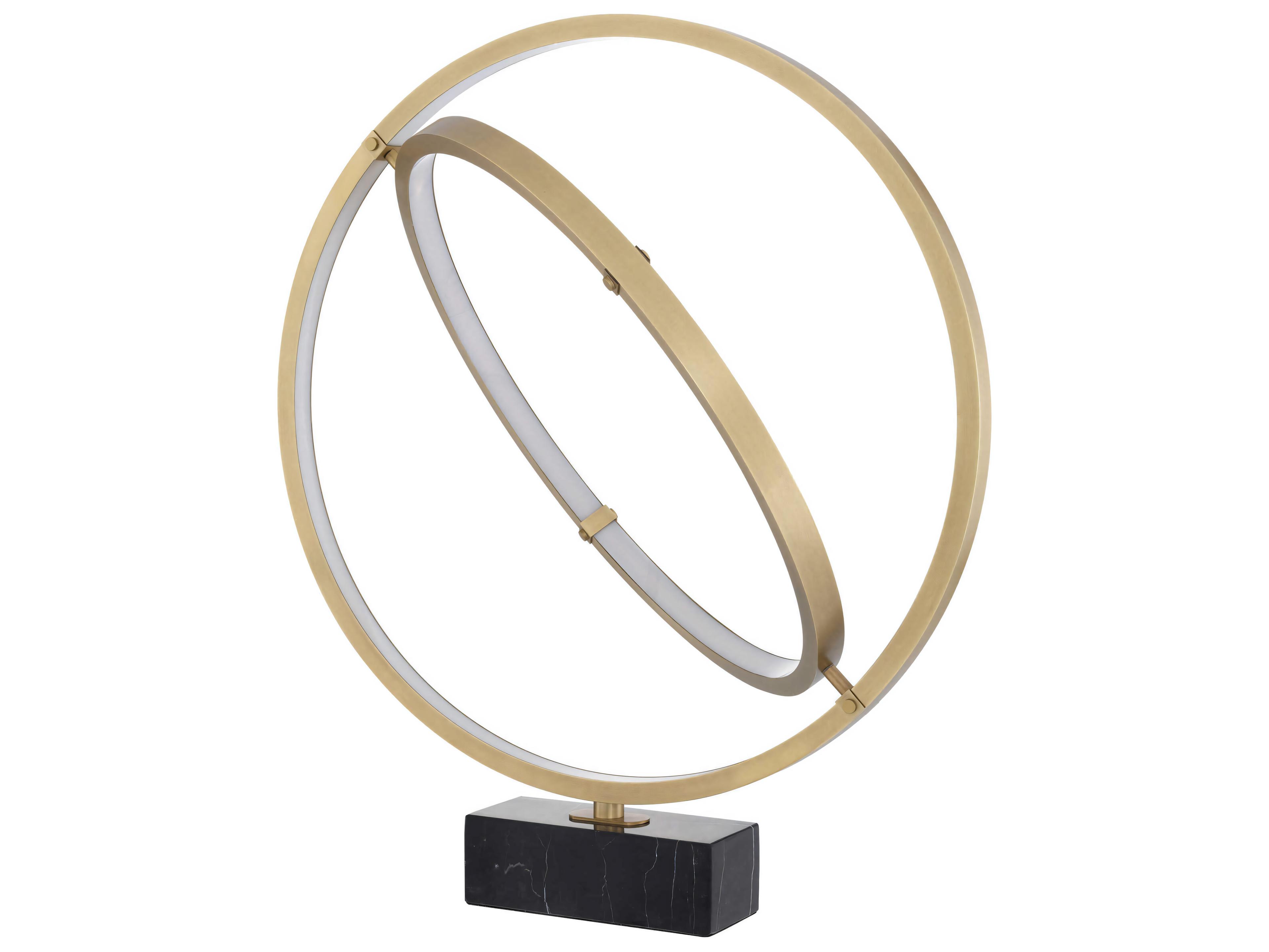 Eichholtz Cassini Antique Brass Table Lamp