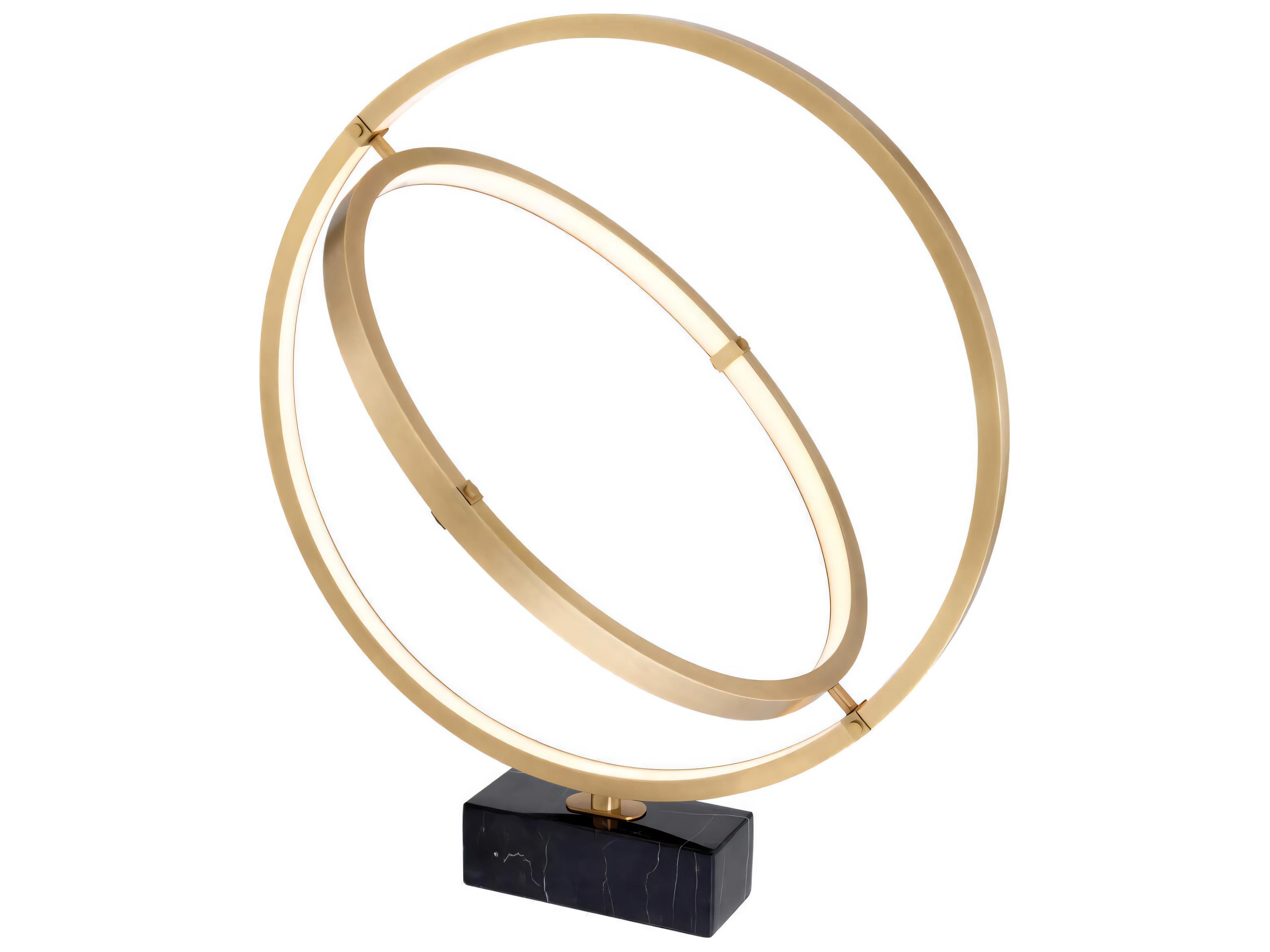 Eichholtz Cassini Antique Brass Table Lamp