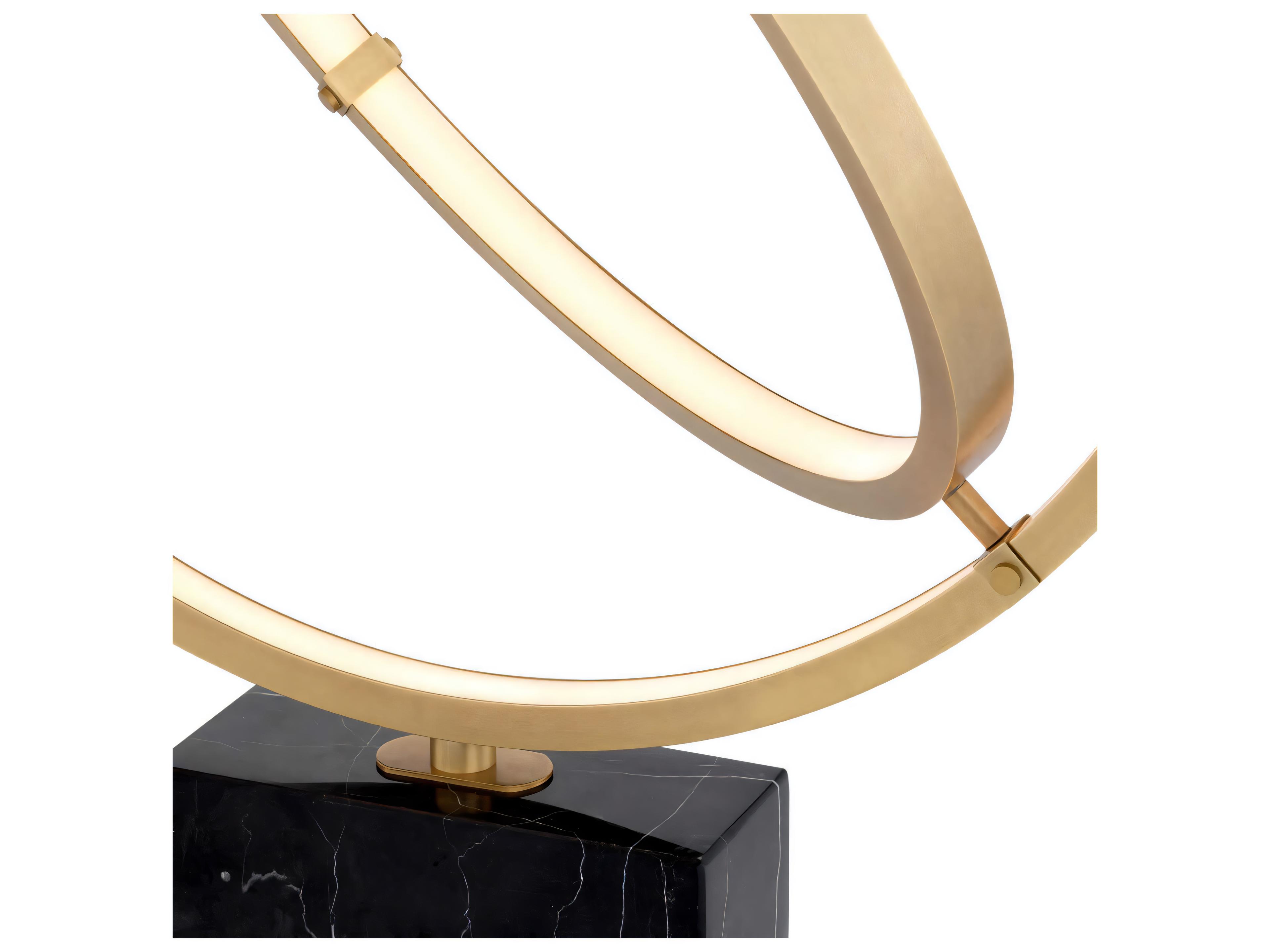 Eichholtz Cassini Antique Brass Table Lamp