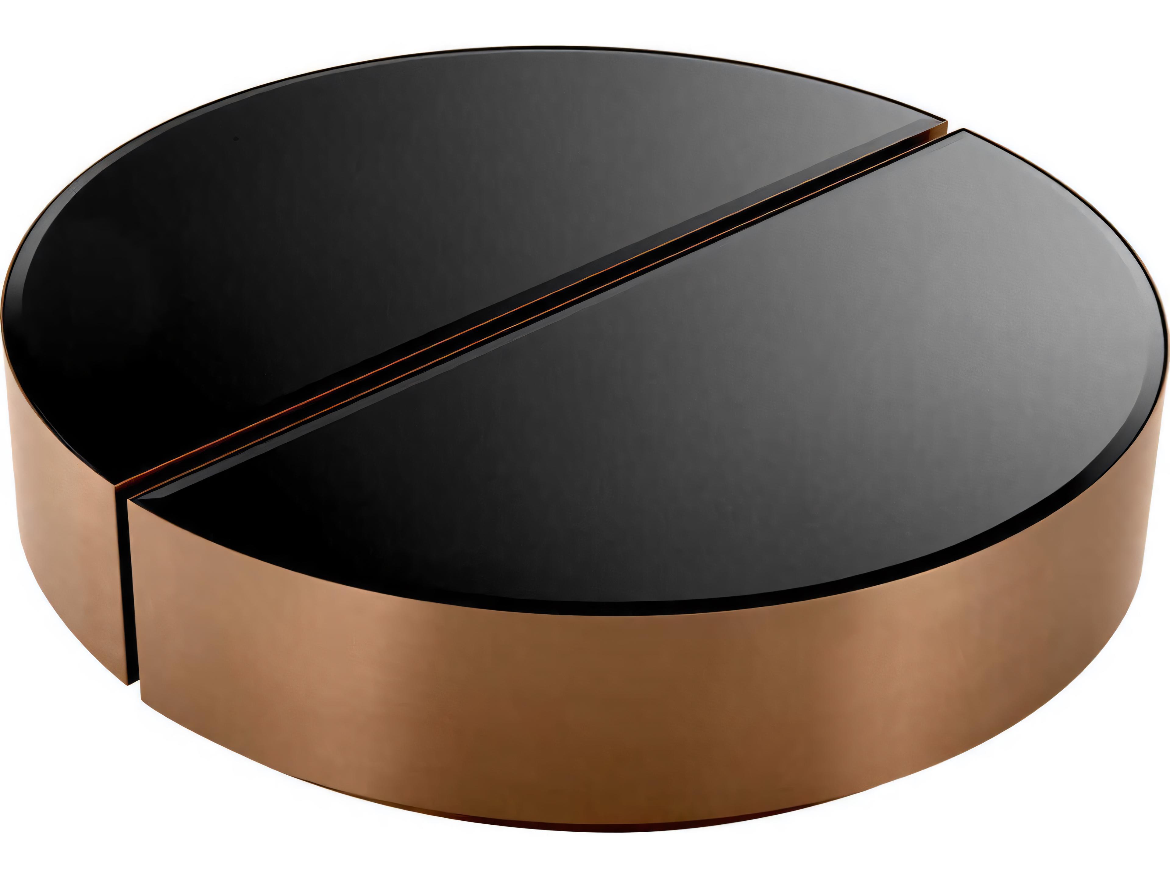 Eichholtz Astra Brushed Copper Set of 2 Coffee Table