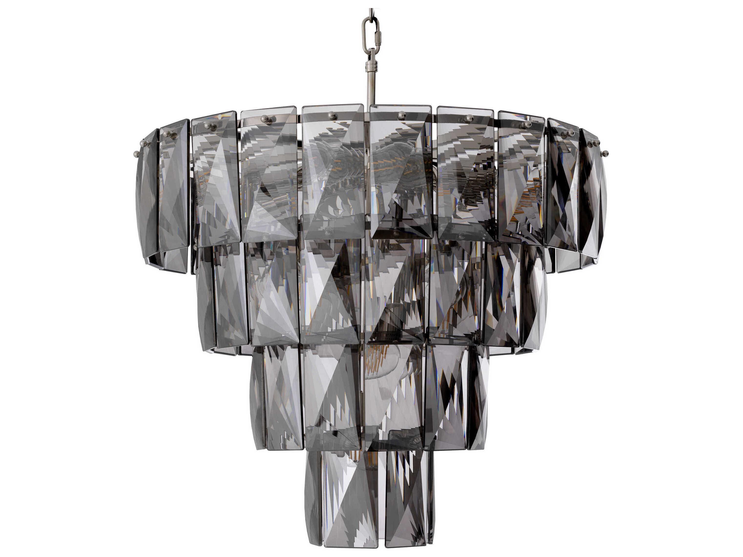 Eichholtz Amazone S Smoke Glass Chandelier