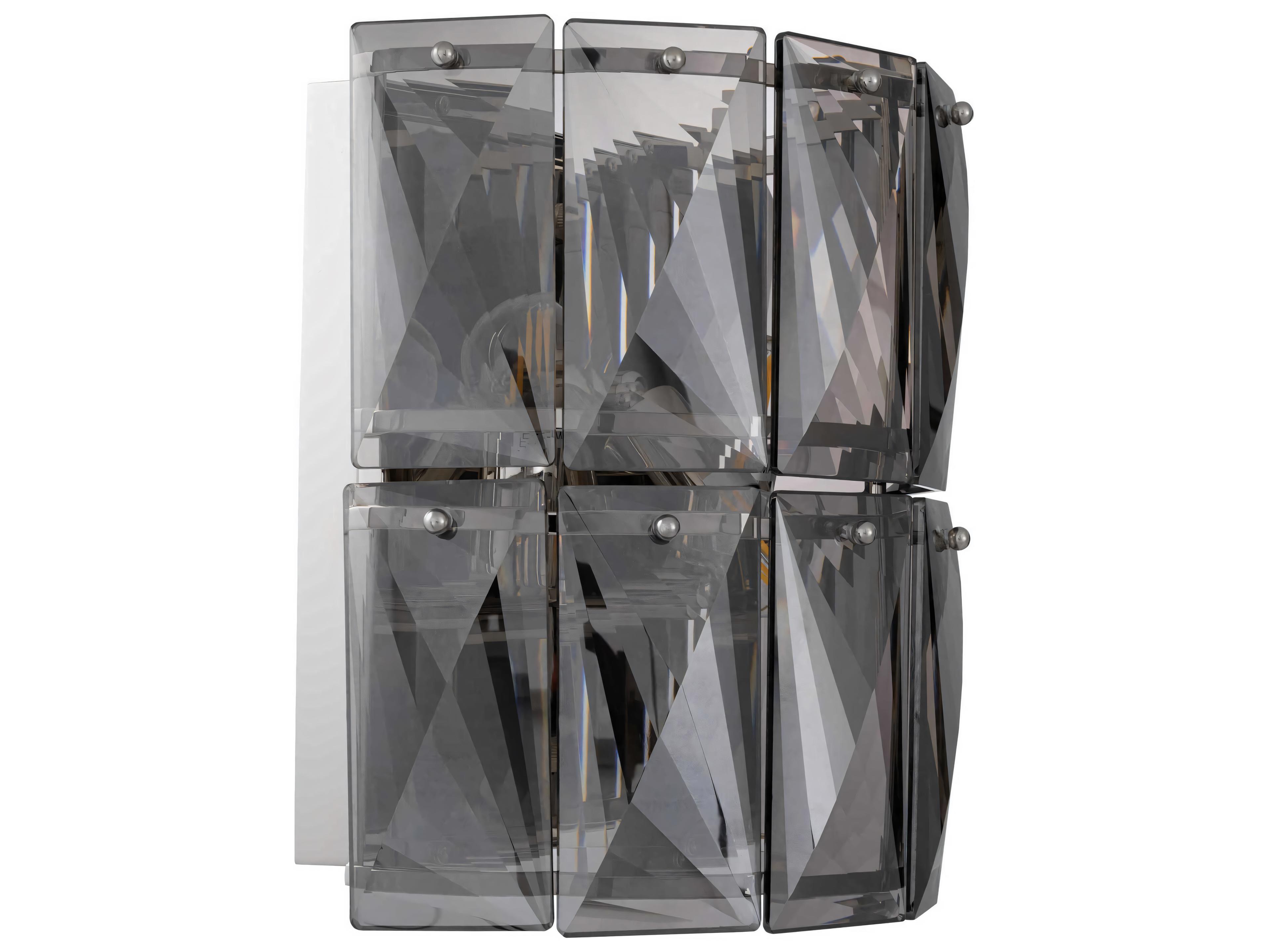 Eichholtz Amazone Smoke Glass Wall Lamp