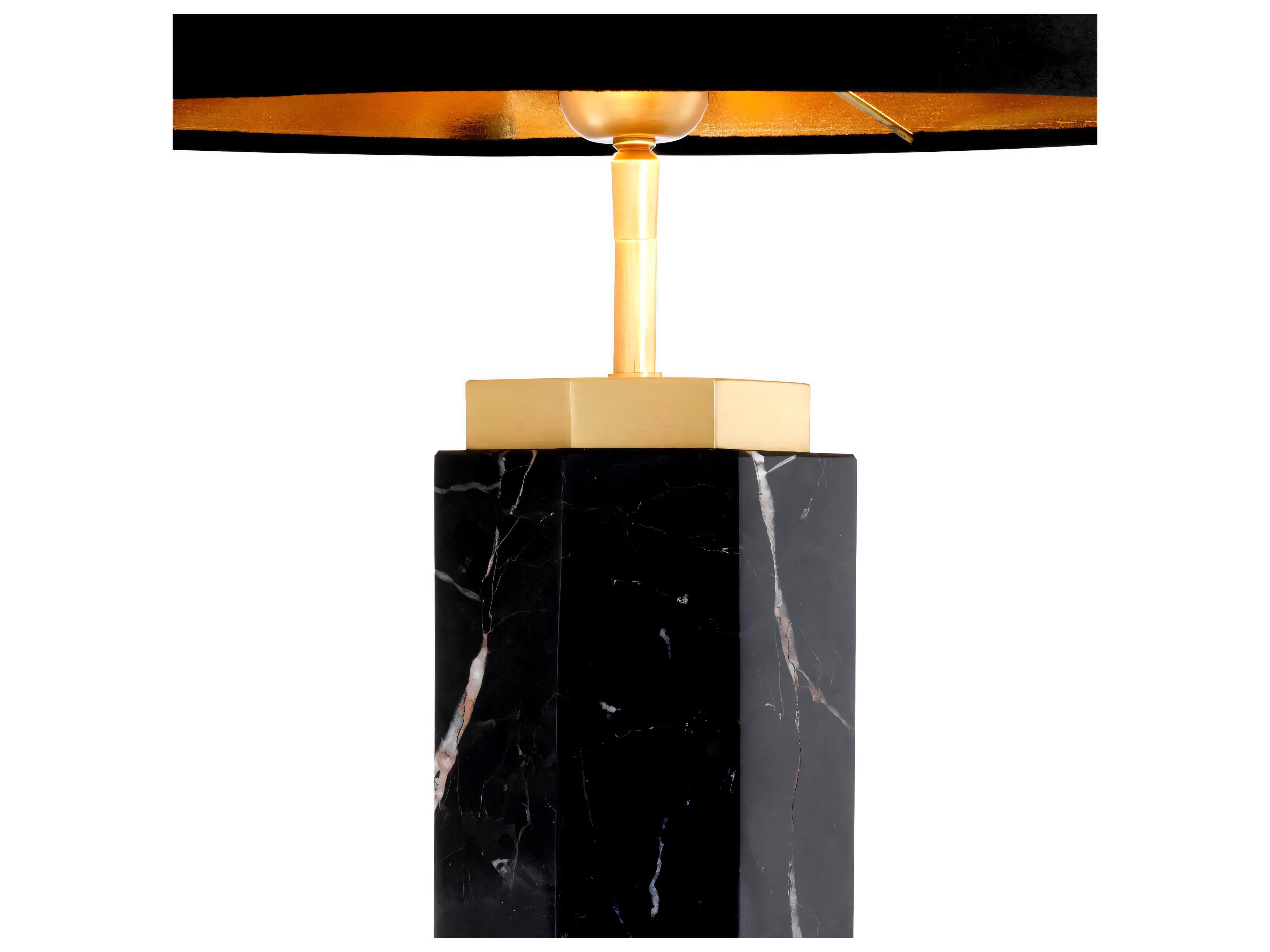 Eichholtz Newman Black Marble Incl Shade Table Lamp