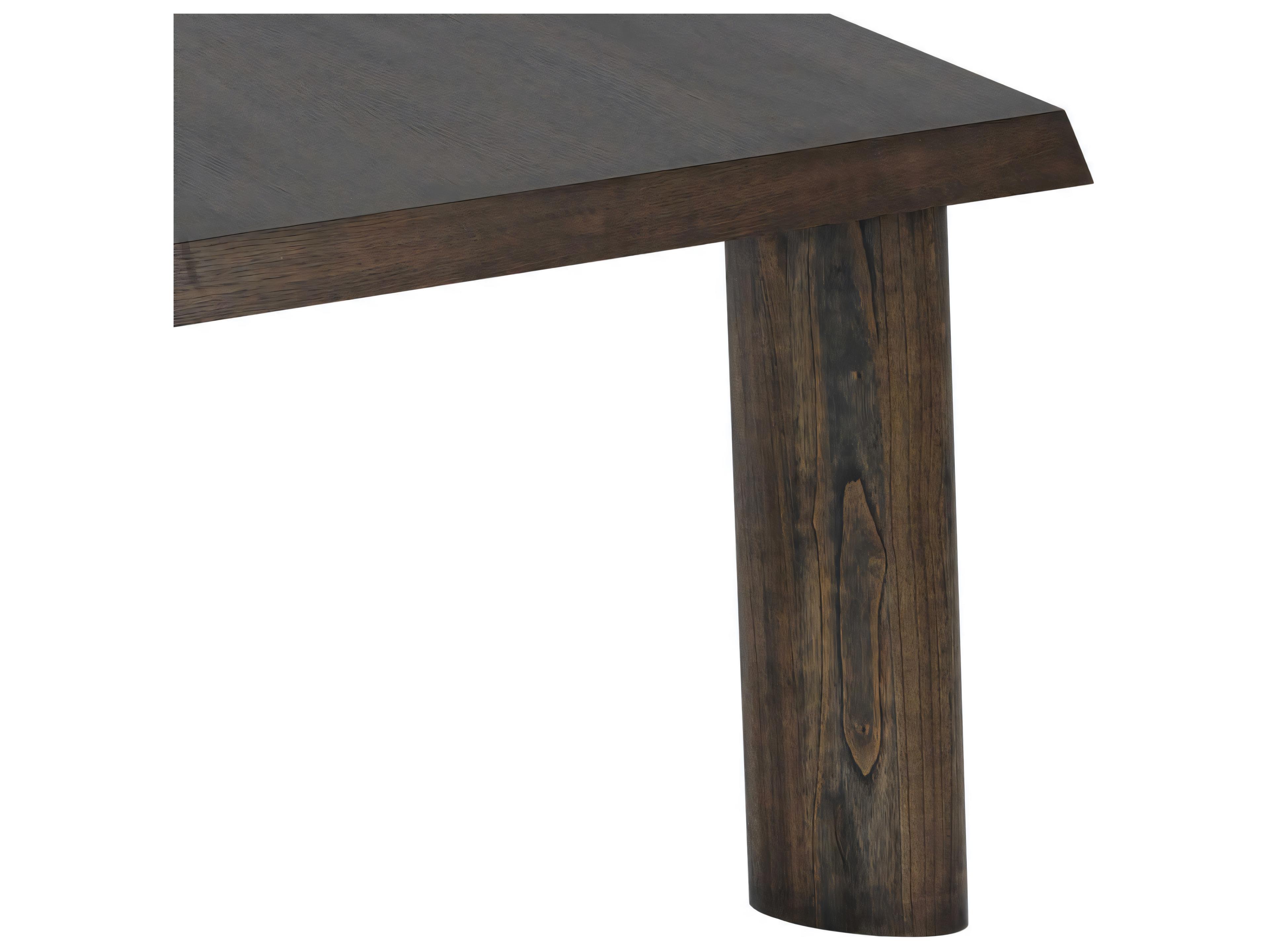 Eichholtz Dune Mocha Straight Oak Veneer Dining Table